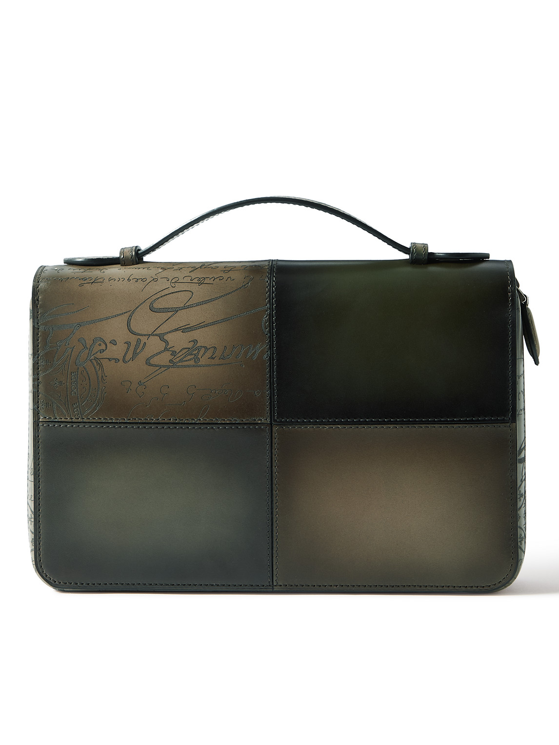 Itauba Scritto Panelled Venezia Leather Pouch