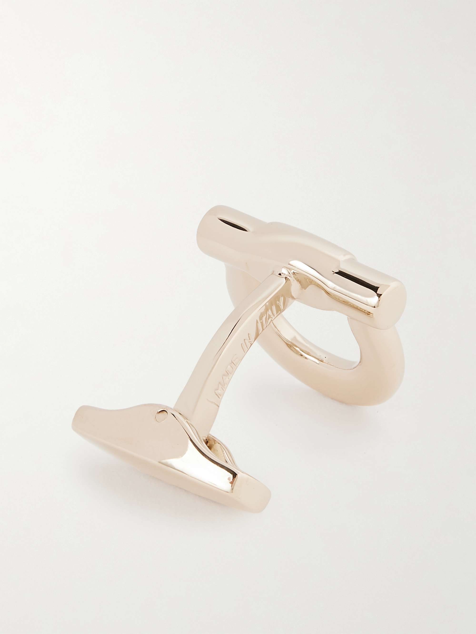 FERRAGAMO Gancio Gold-Tone Cufflinks