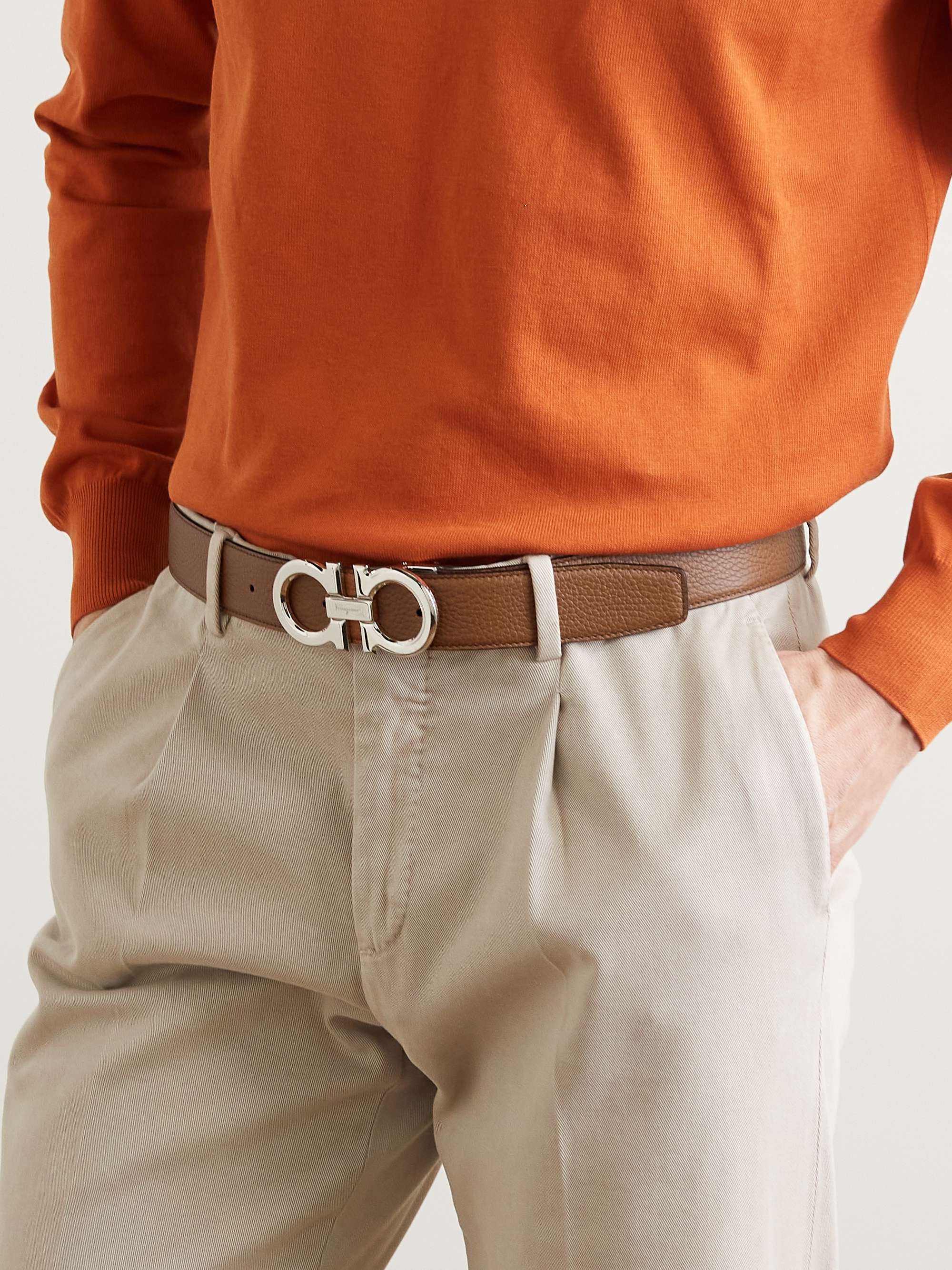 mens ferragamo belt outfit