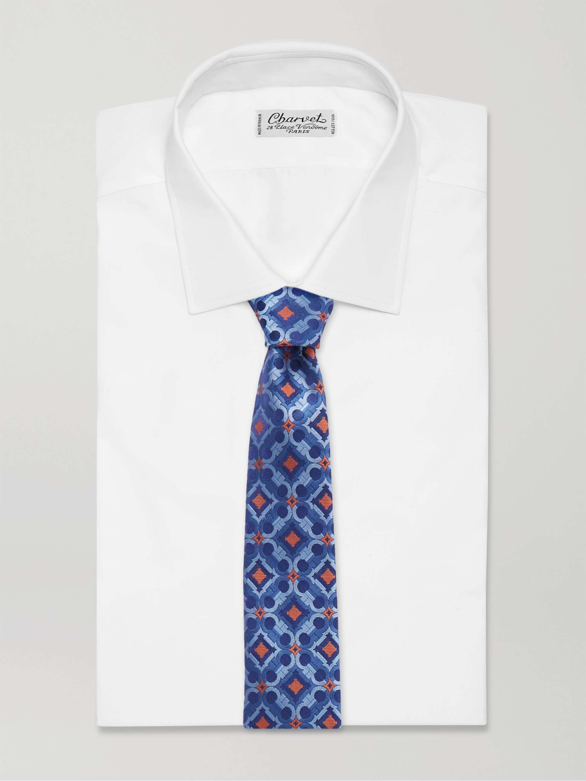 FERRAGAMO 6cm Silk-Jacquard Tie