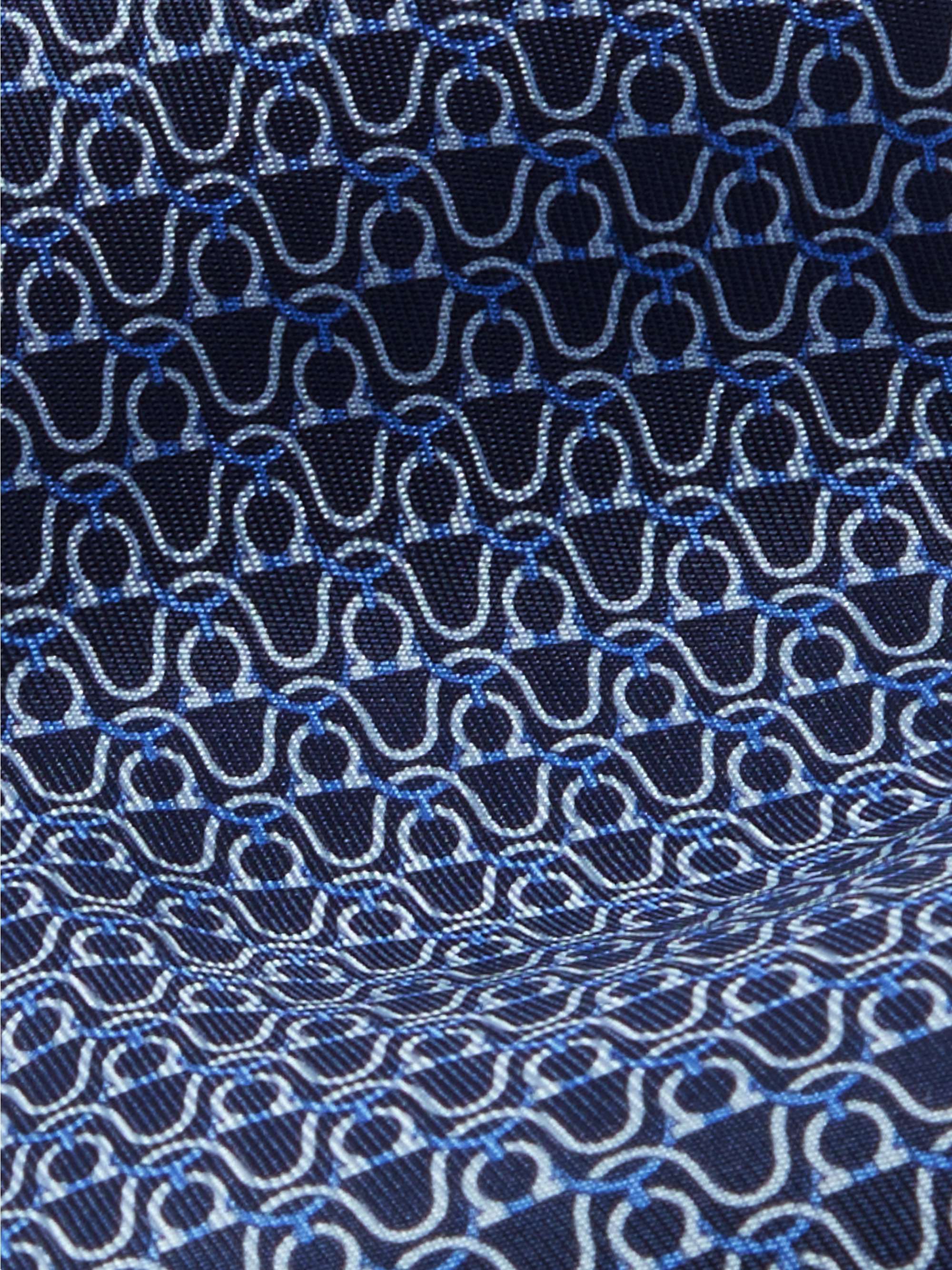 FERRAGAMO Logo-Jacquard Silk Tie