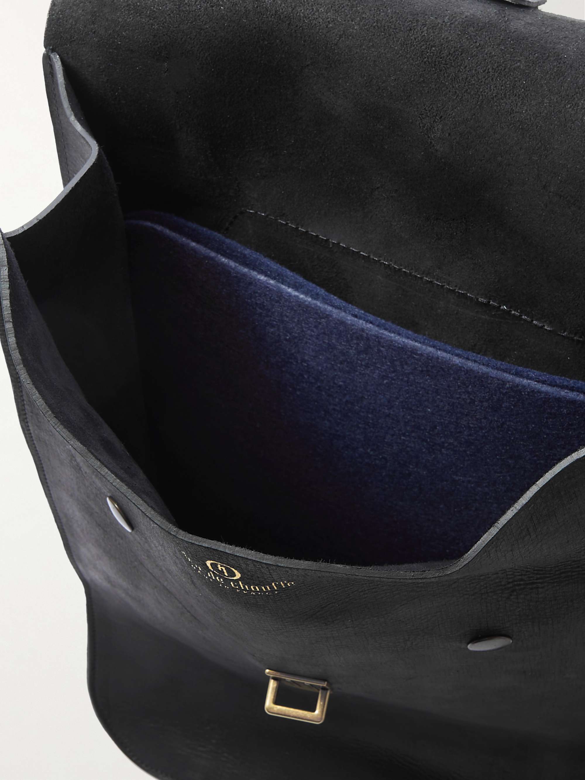 BLEU DE CHAUFFE Puncho Full-Grain Leather Backpack