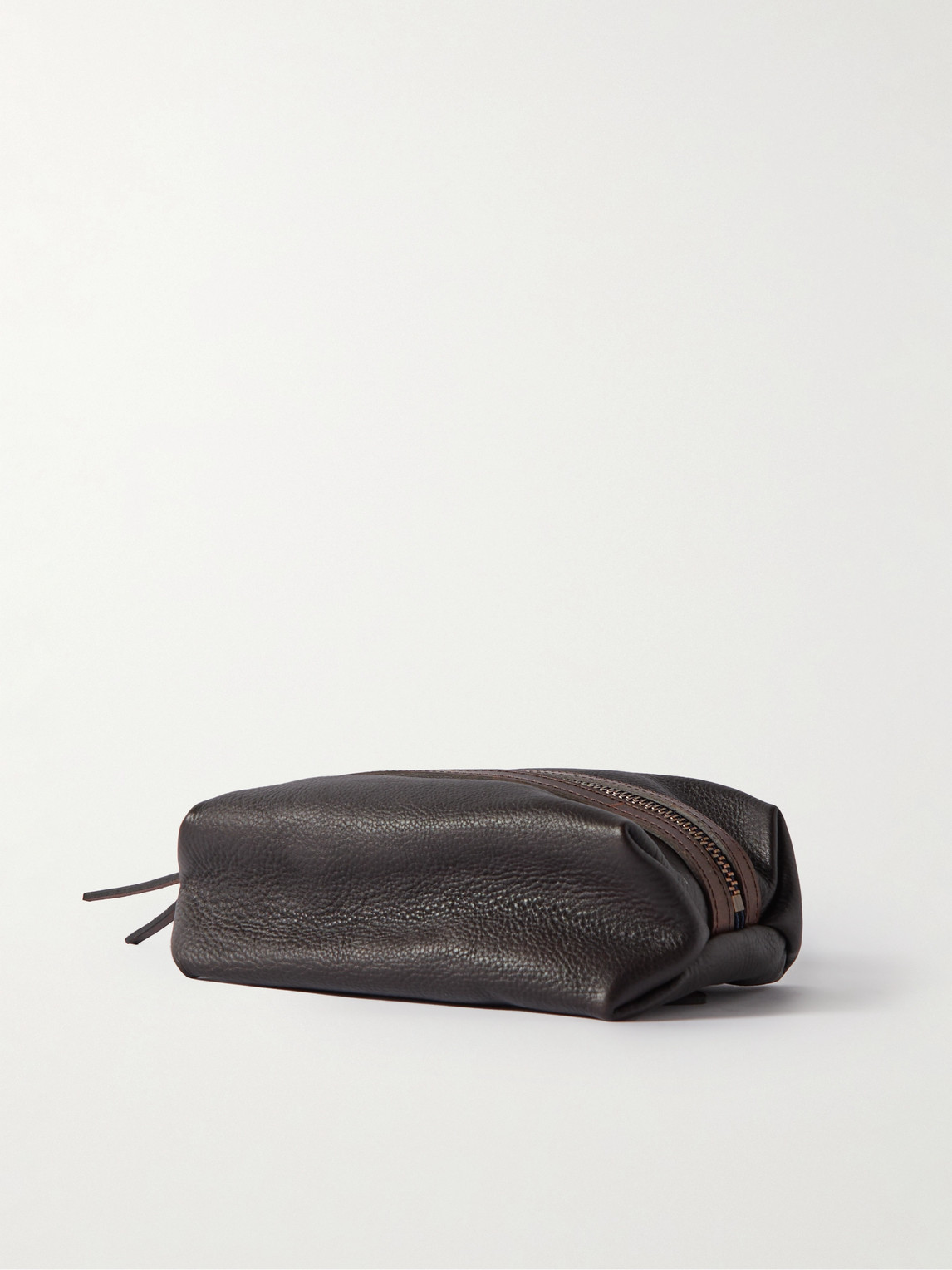 Zazou Full-Grain Leather Wash Bag — 2