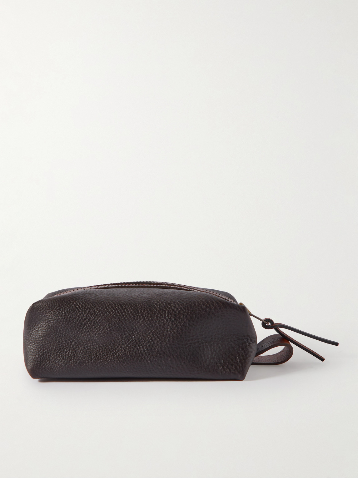 Zazou Full-Grain Leather Wash Bag