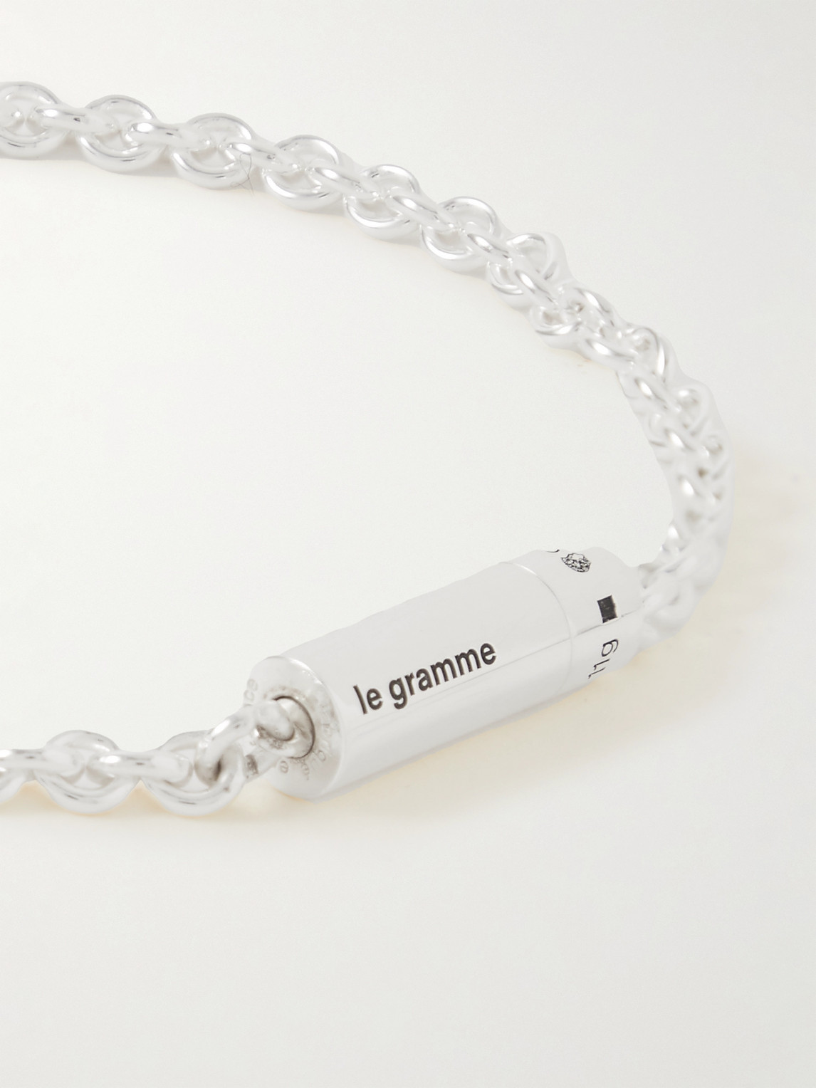 Shop Le Gramme 11g Sterling Silver Chain Bracelet