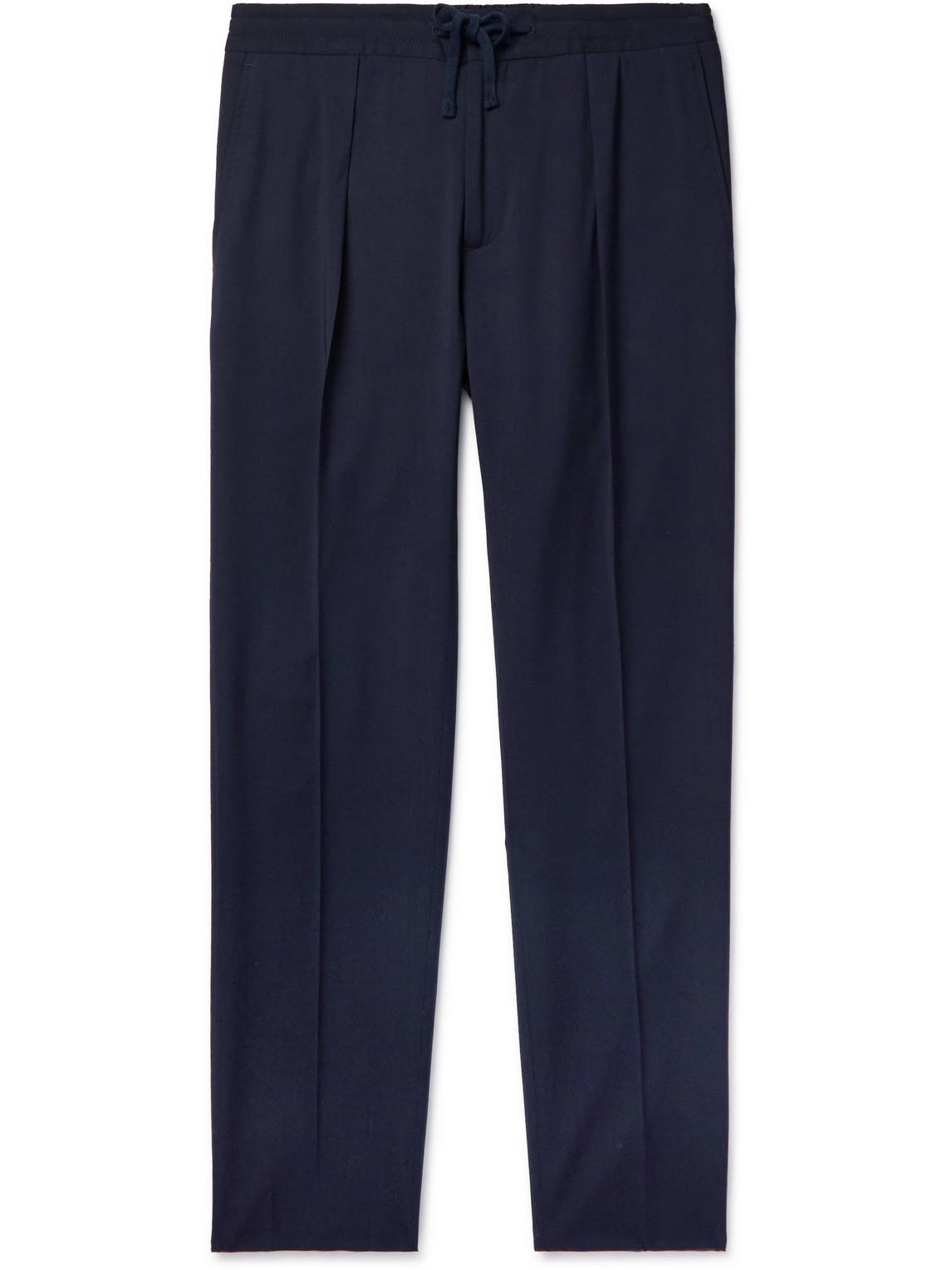 Incotex Drawstring Slim-fit Trousers In Blue