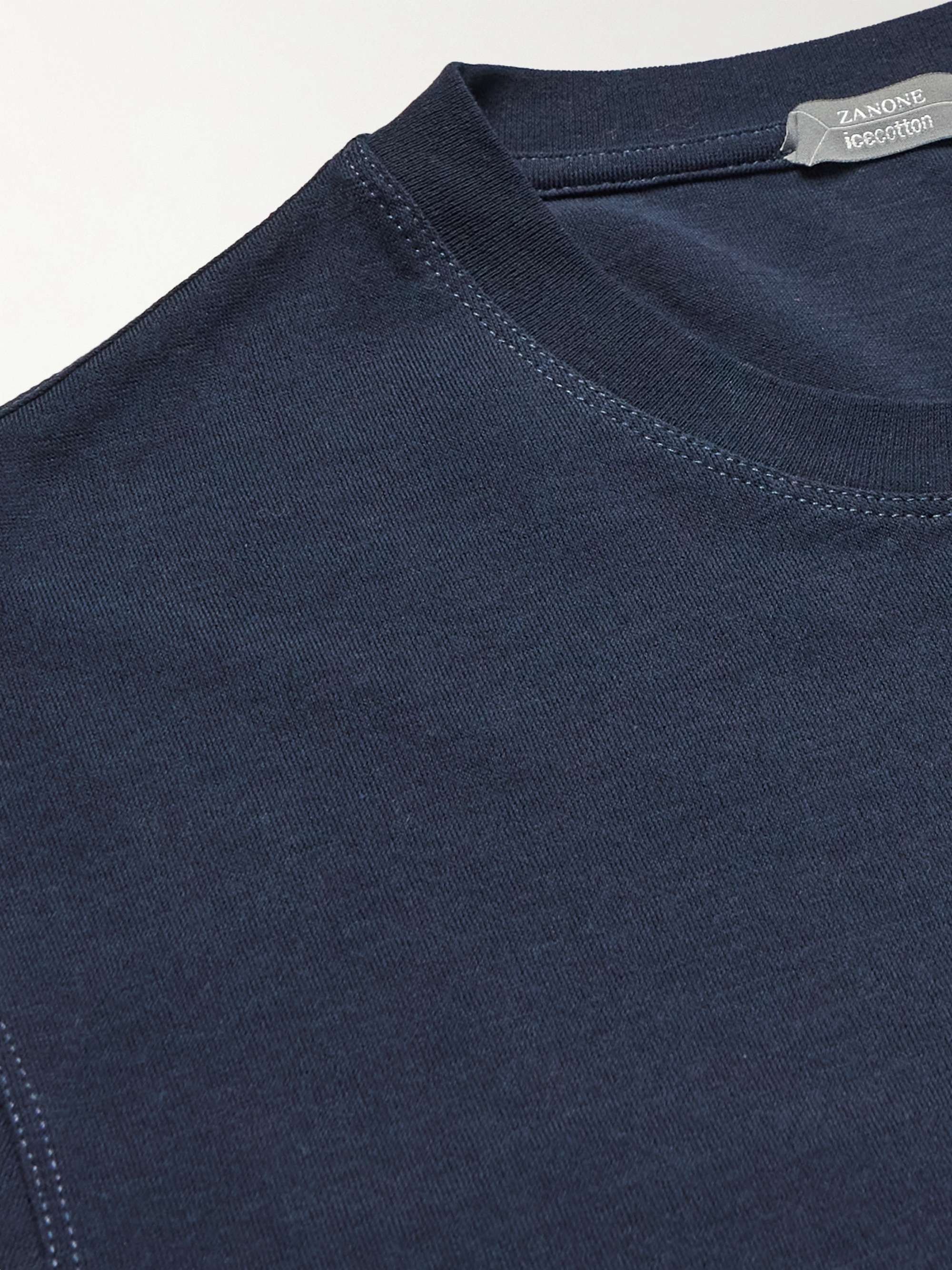 INCOTEX Slim-Fit Cotton-Jersey T-Shirt