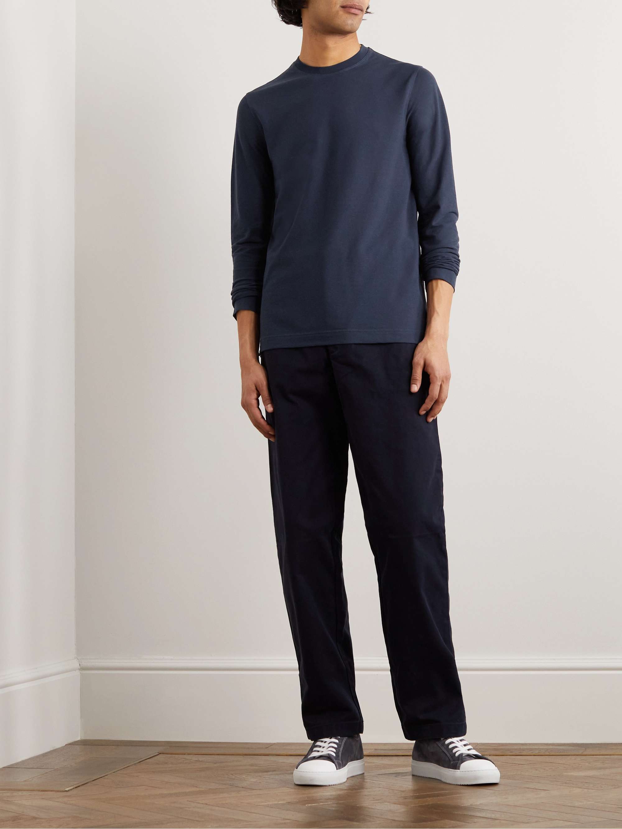 INCOTEX Slim-Fit Cotton-Jersey T-Shirt