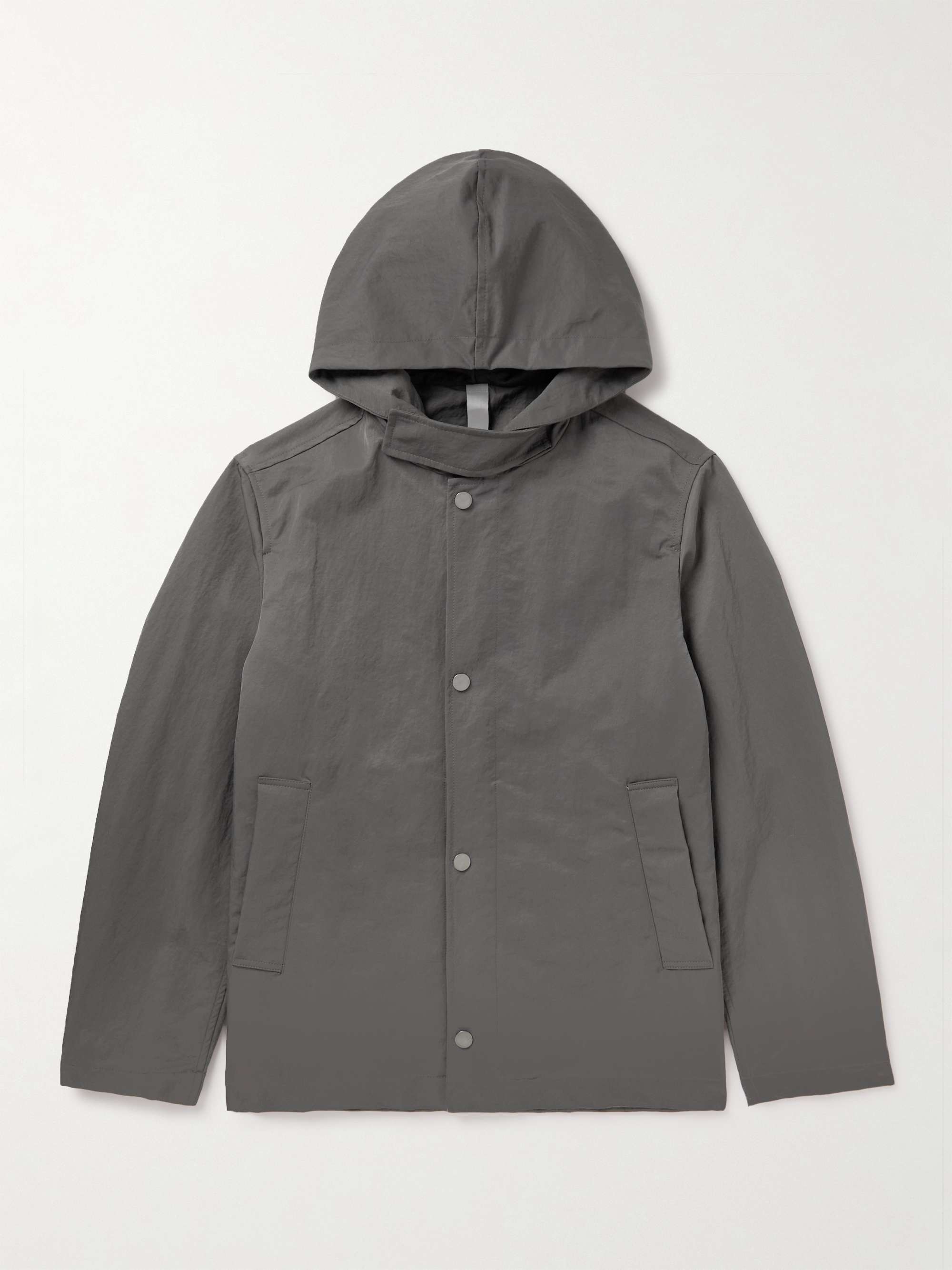 INCOTEX Teknosartorial Crinkled-Shell Hooded Jacket for Men | MR PORTER