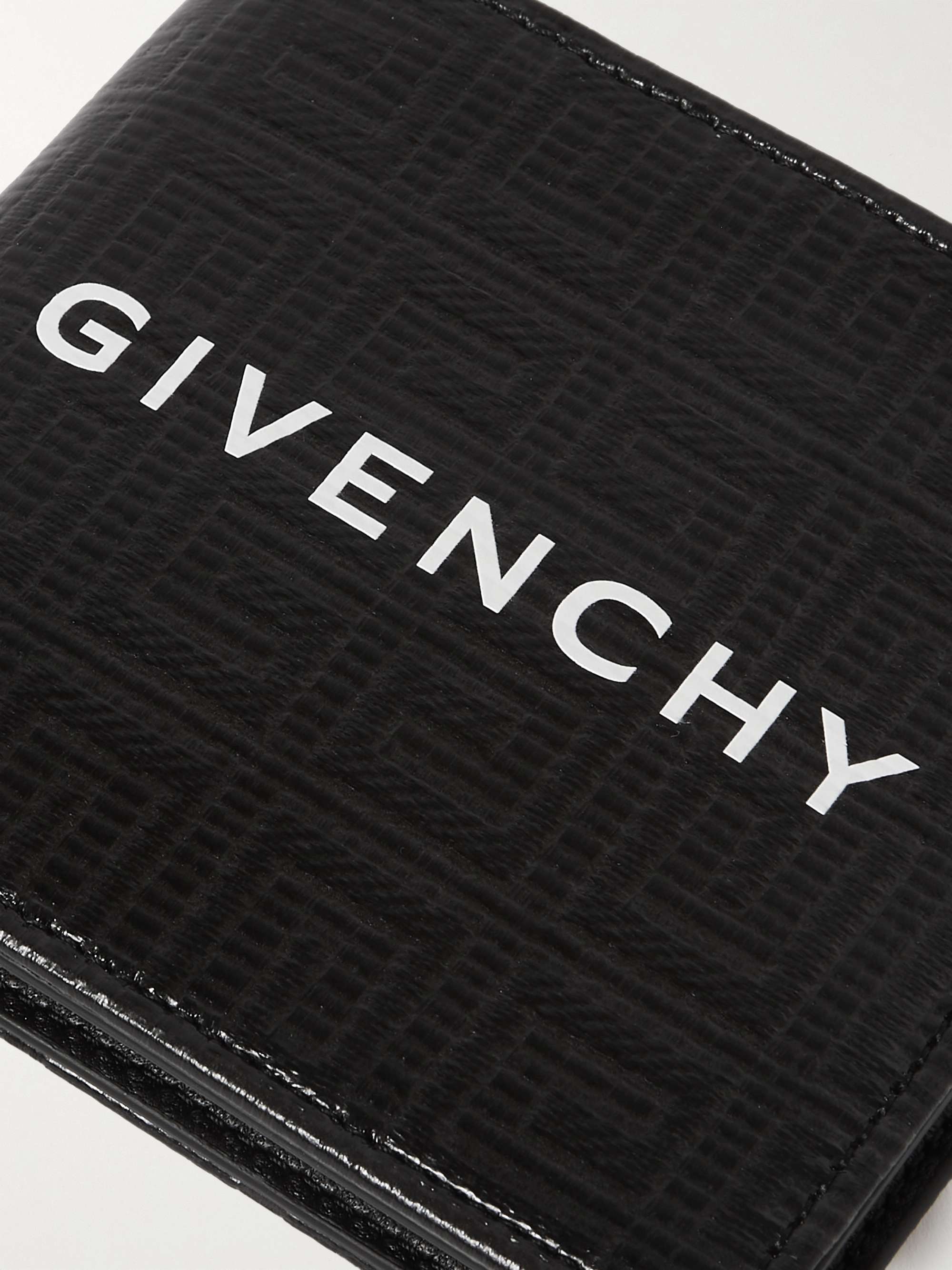 GIVENCHY + Disney Oswald Logo-Debossed Printed Leather Billfold Wallet