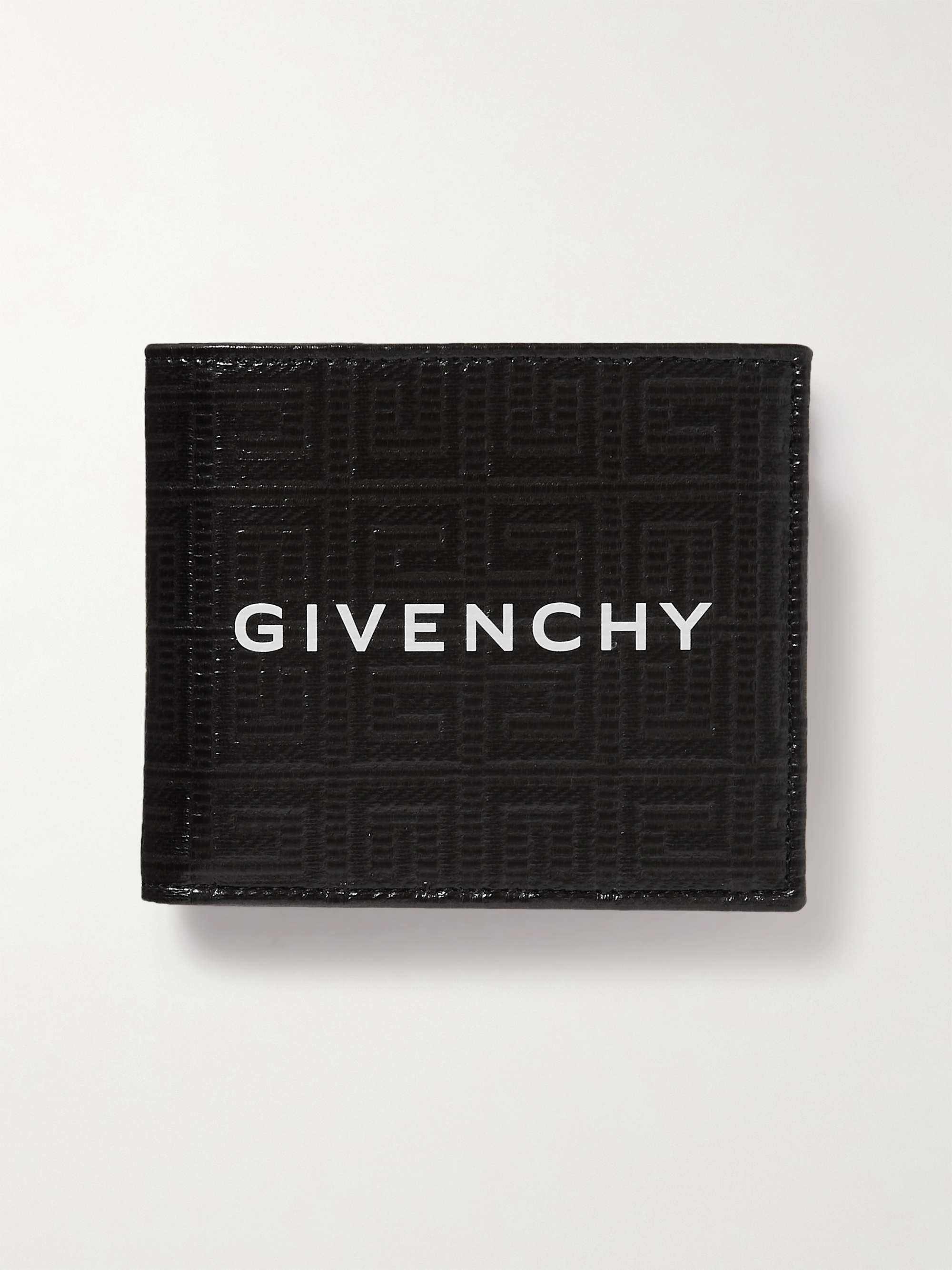 GIVENCHY + Disney Oswald Logo-Debossed Printed Leather Billfold Wallet