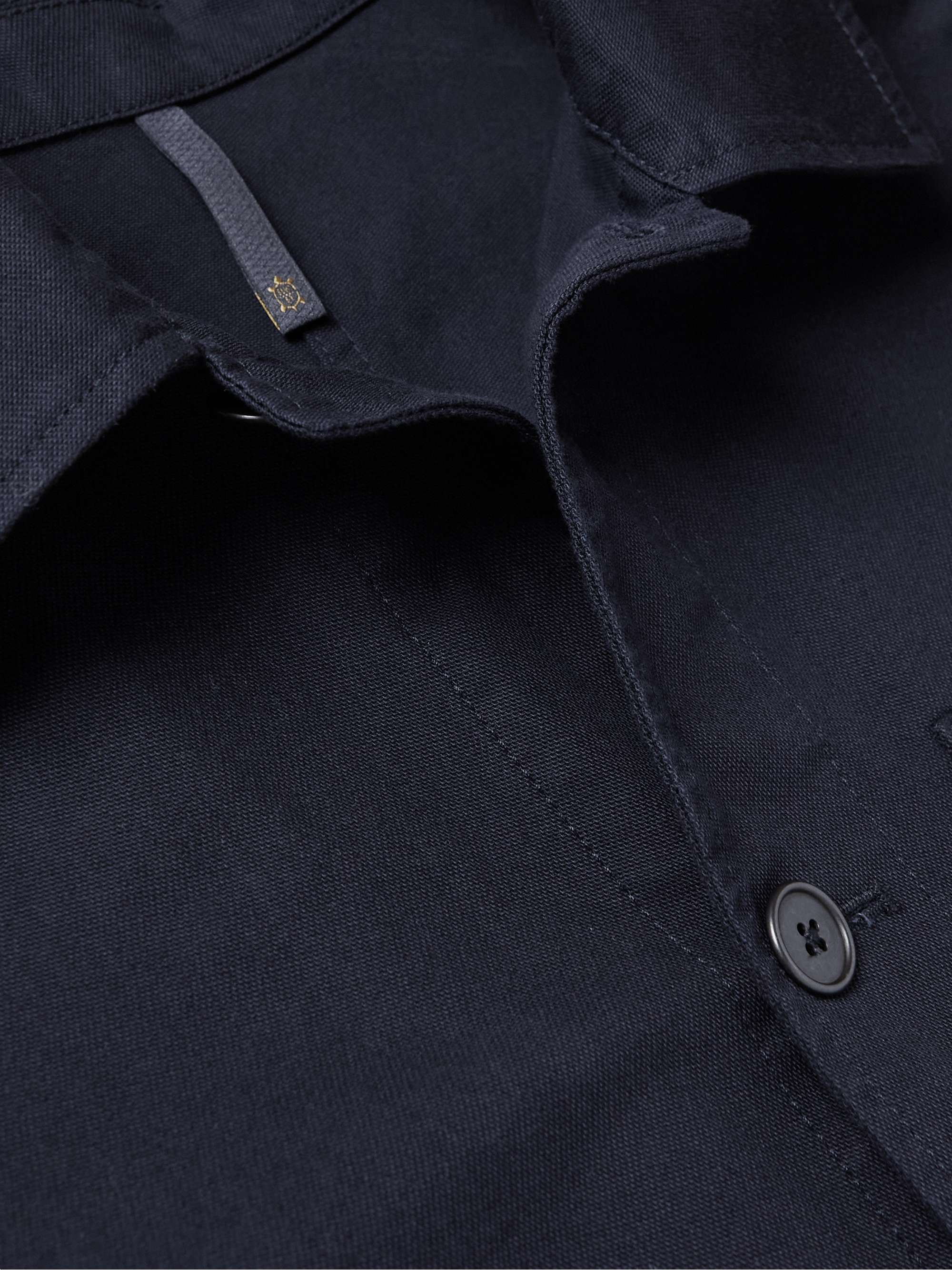 INCOTEX Montedoro Stretch Cotton-Twill Shirt Jacket
