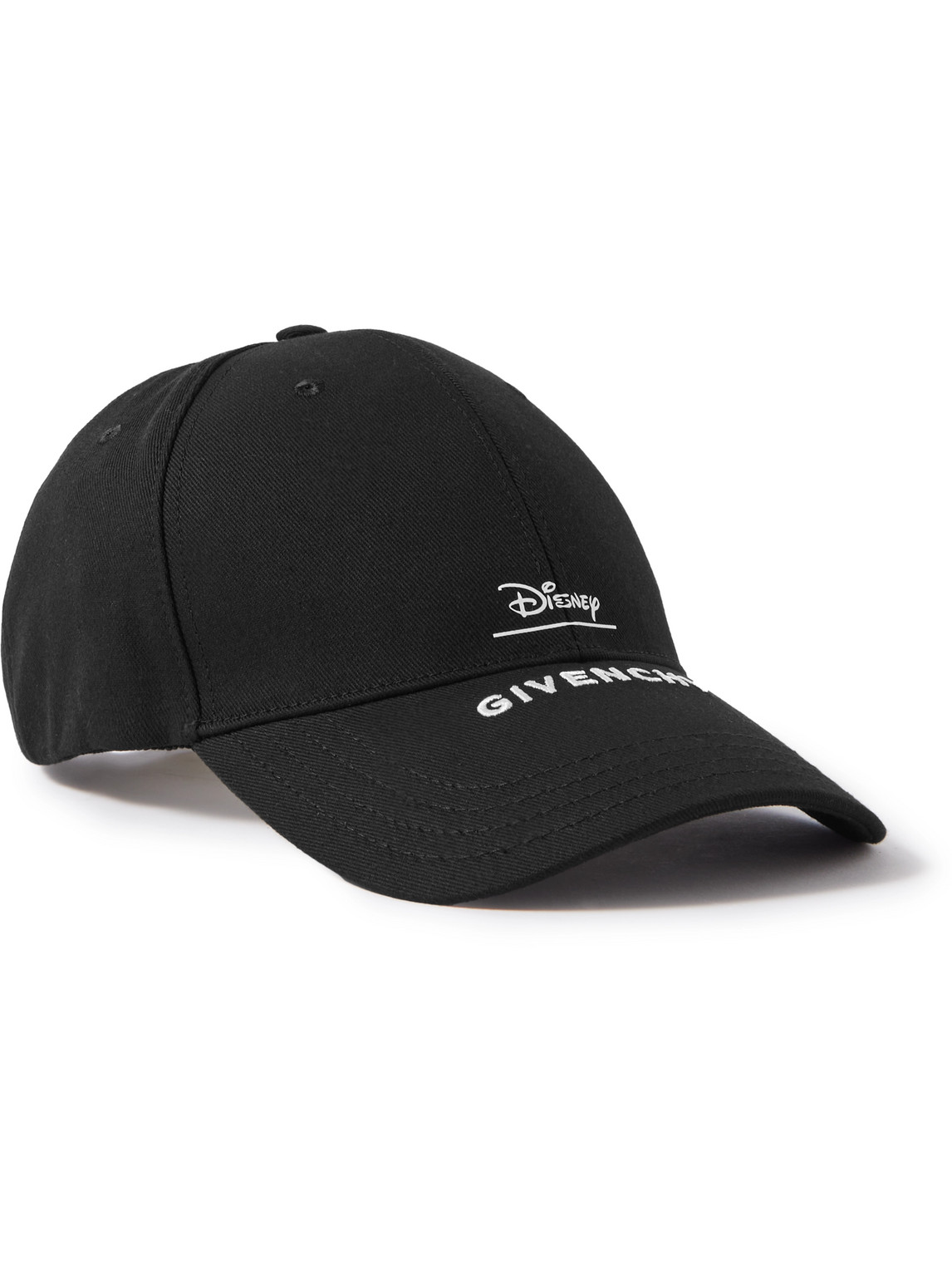 GIVENCHY DISNEY OSWALD LOGO-EMBROIDERED COTTON-TWILL BASEBALL CAP