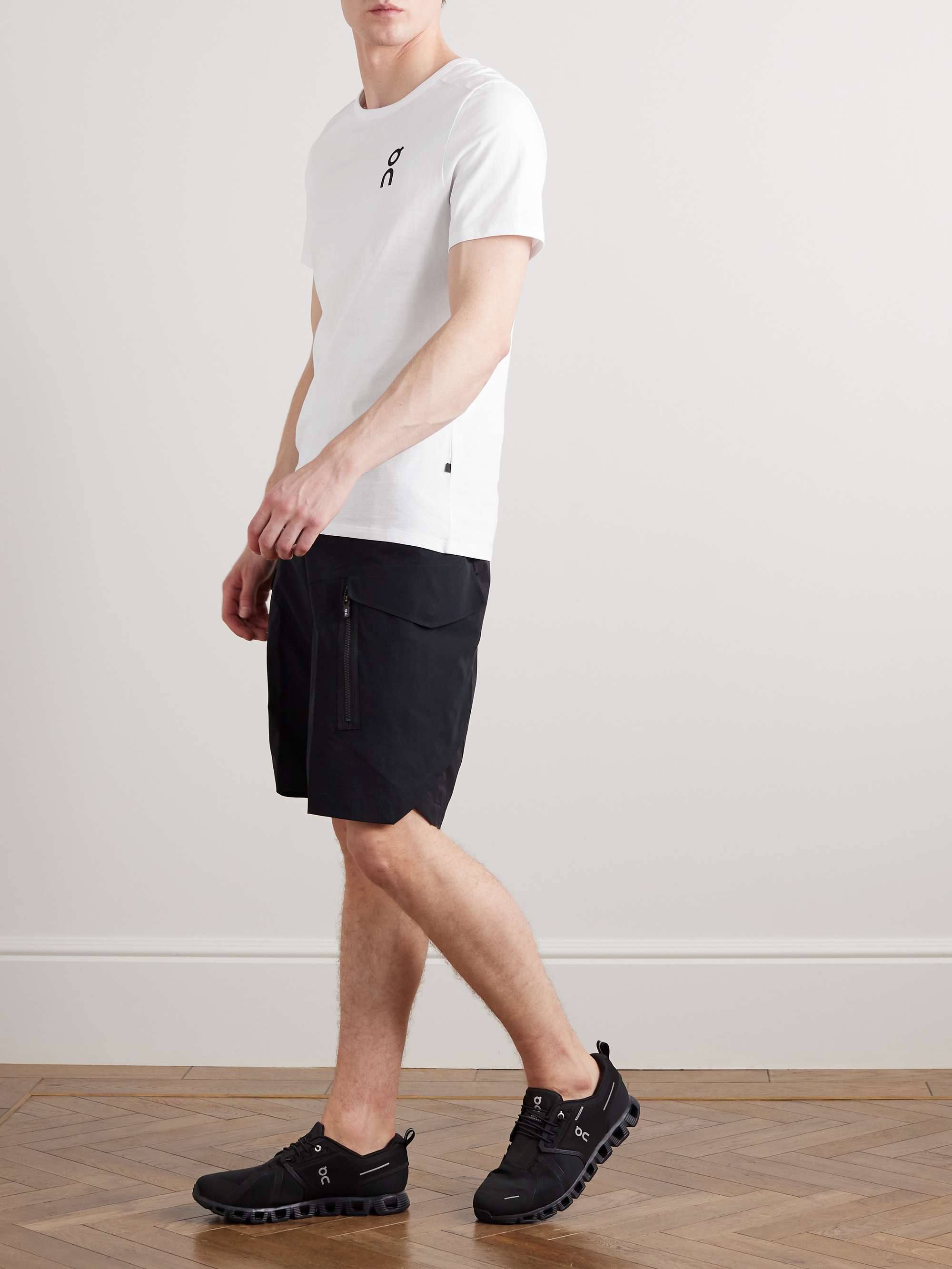 ON Logo-Print Organic Cotton-Jersey T-Shirt