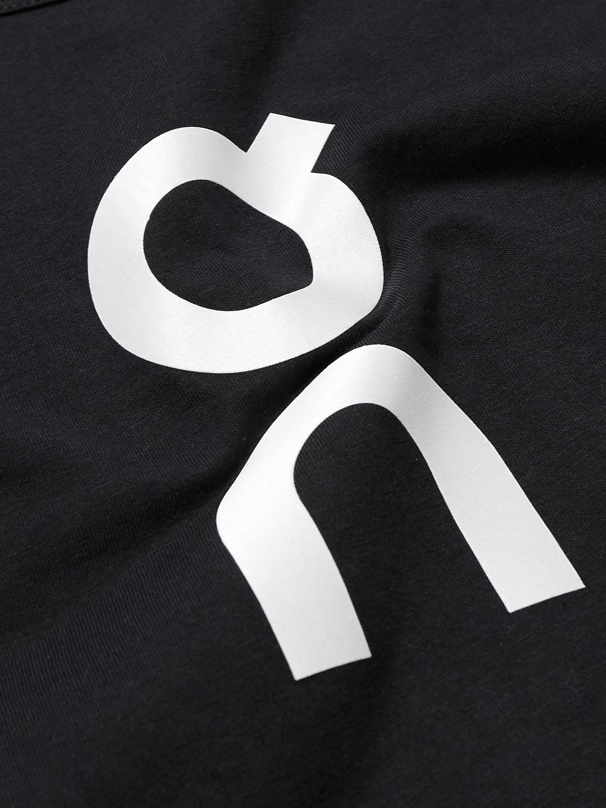 ON-RUNNING Slim-Fit Logo-Print Cotton-Jersey T-Shirt