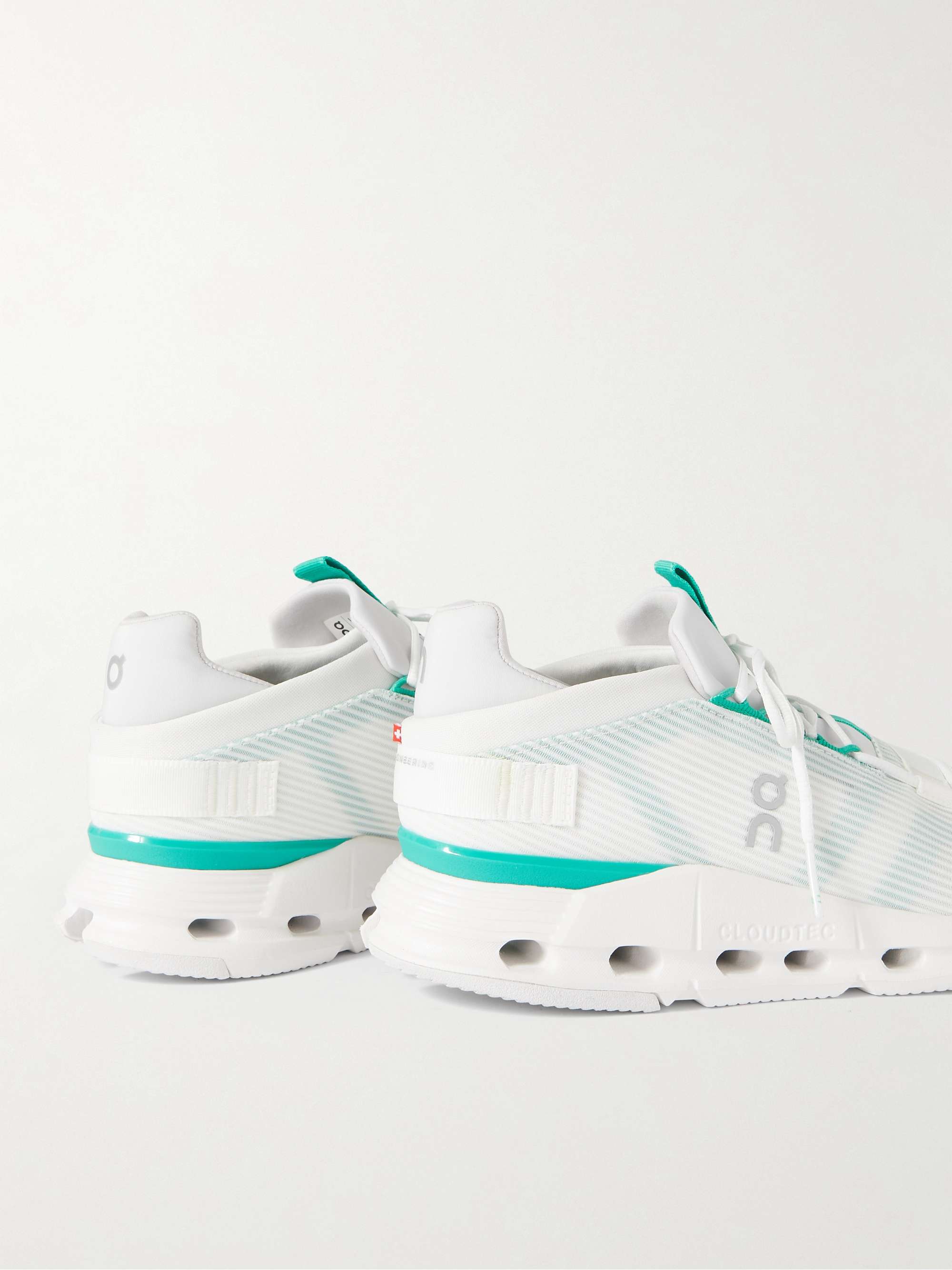 ON-RUNNING Cloudnova Void Rubber-Trimmed Mesh Running Sneakers