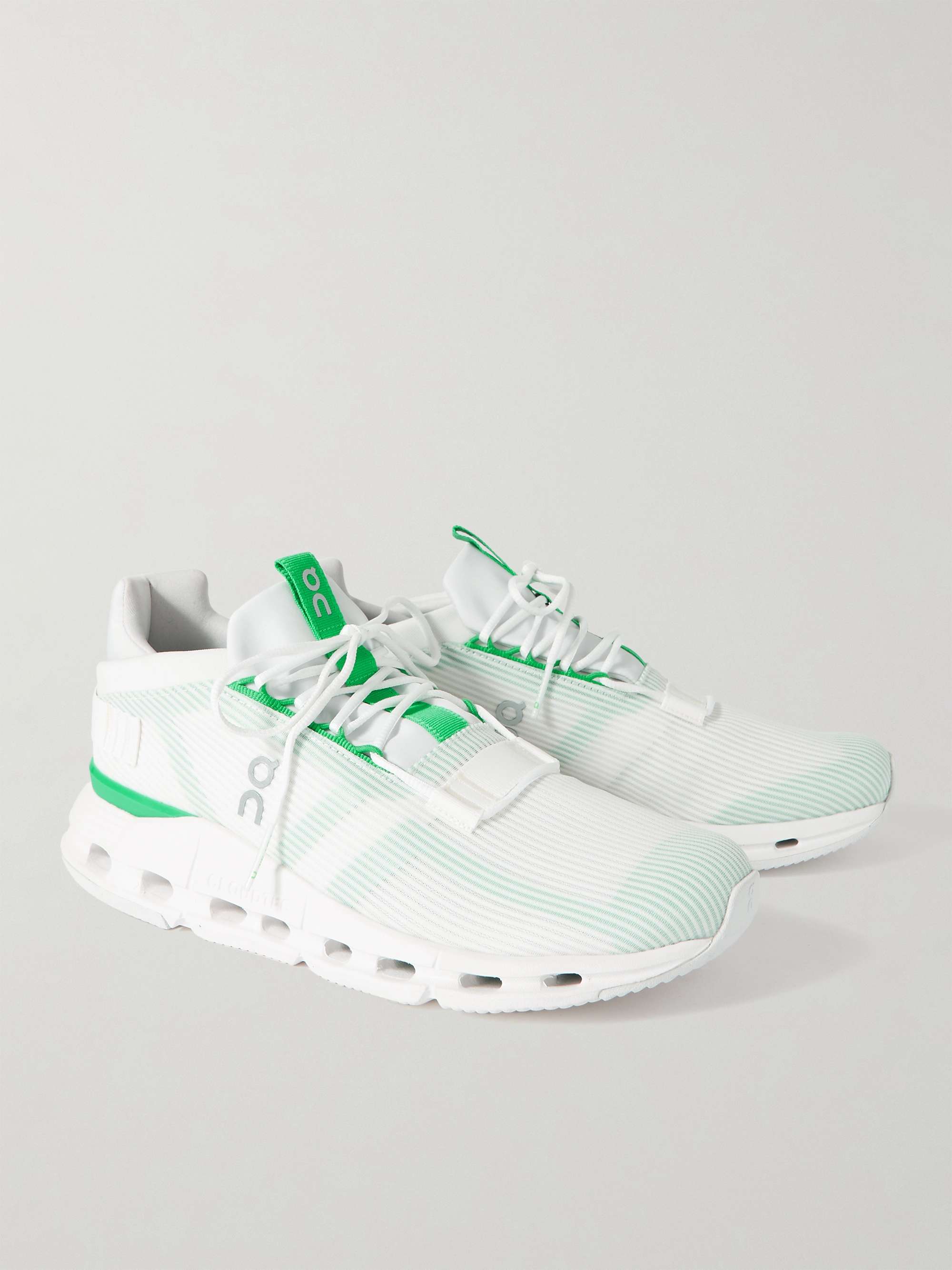 ON-RUNNING Cloudnova Void Rubber-Trimmed Mesh Running Sneakers