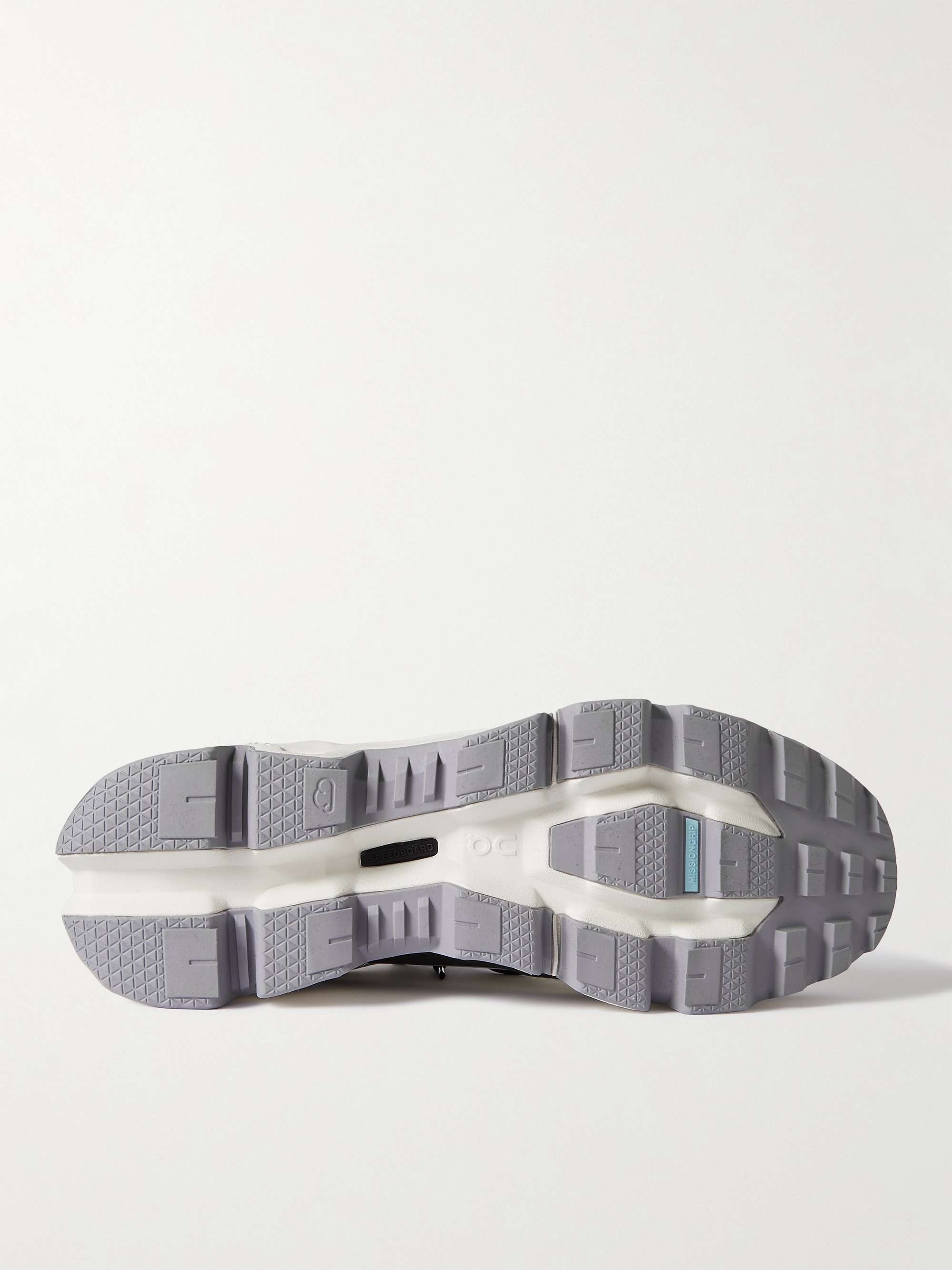 ON-RUNNING Cloudwander Waterpoof High Alpine Rubber-Trimmed Mesh Running Sneakers
