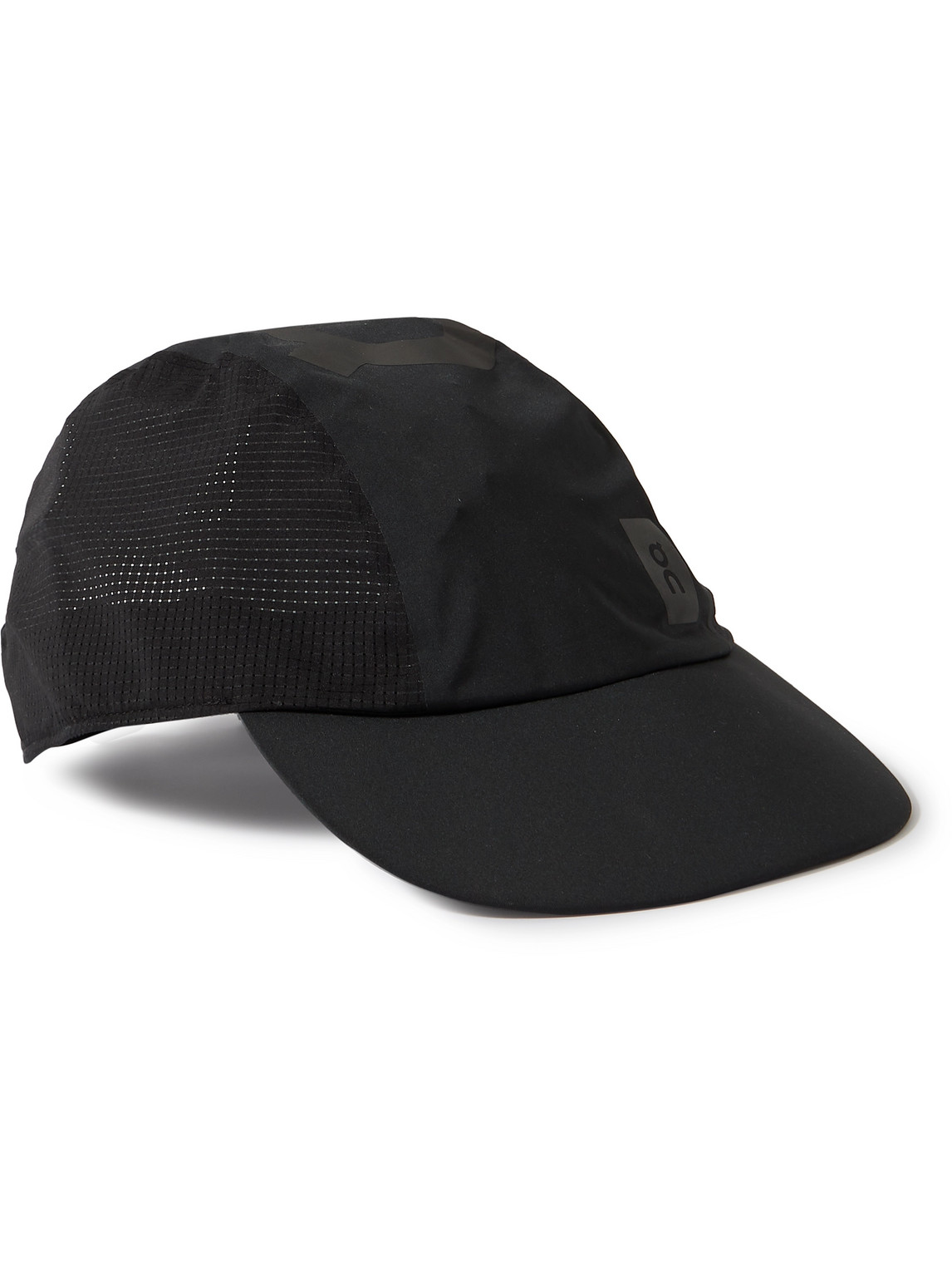 On Zero Logo-print Stretch-shell And Recycled-mesh Cap In Black