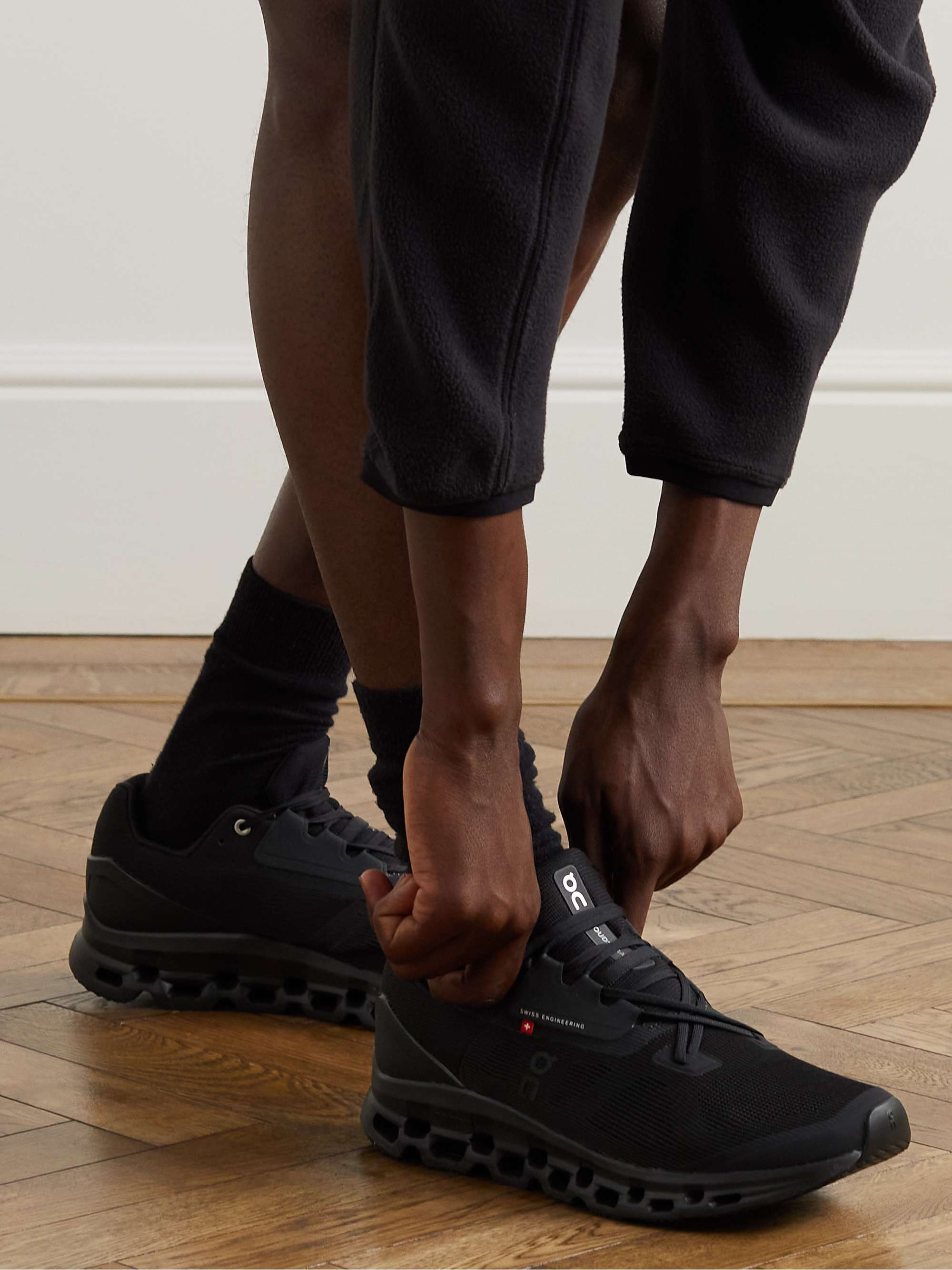 ON Cloudstratus Rubber-Trimmed Mesh Running Sneakers for Men | MR PORTER