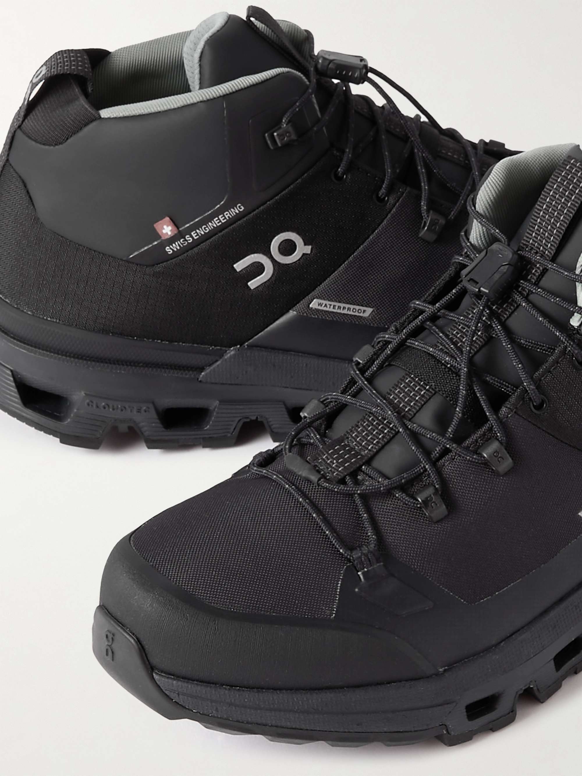 ON Cloudtrax Rubber-Trimmed Mesh Running Sneakers