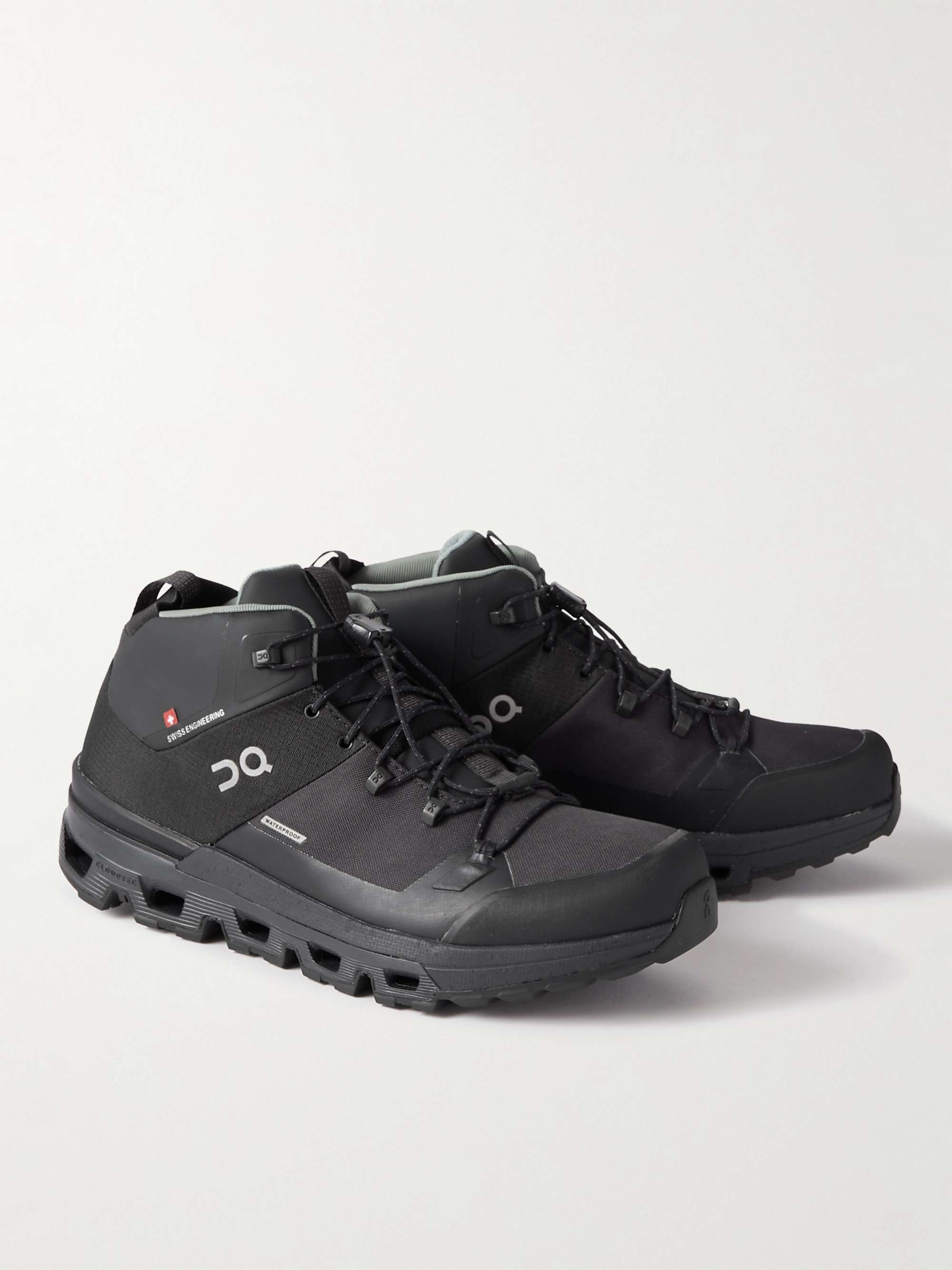ON Cloudtrax Rubber-Trimmed Mesh Running Sneakers