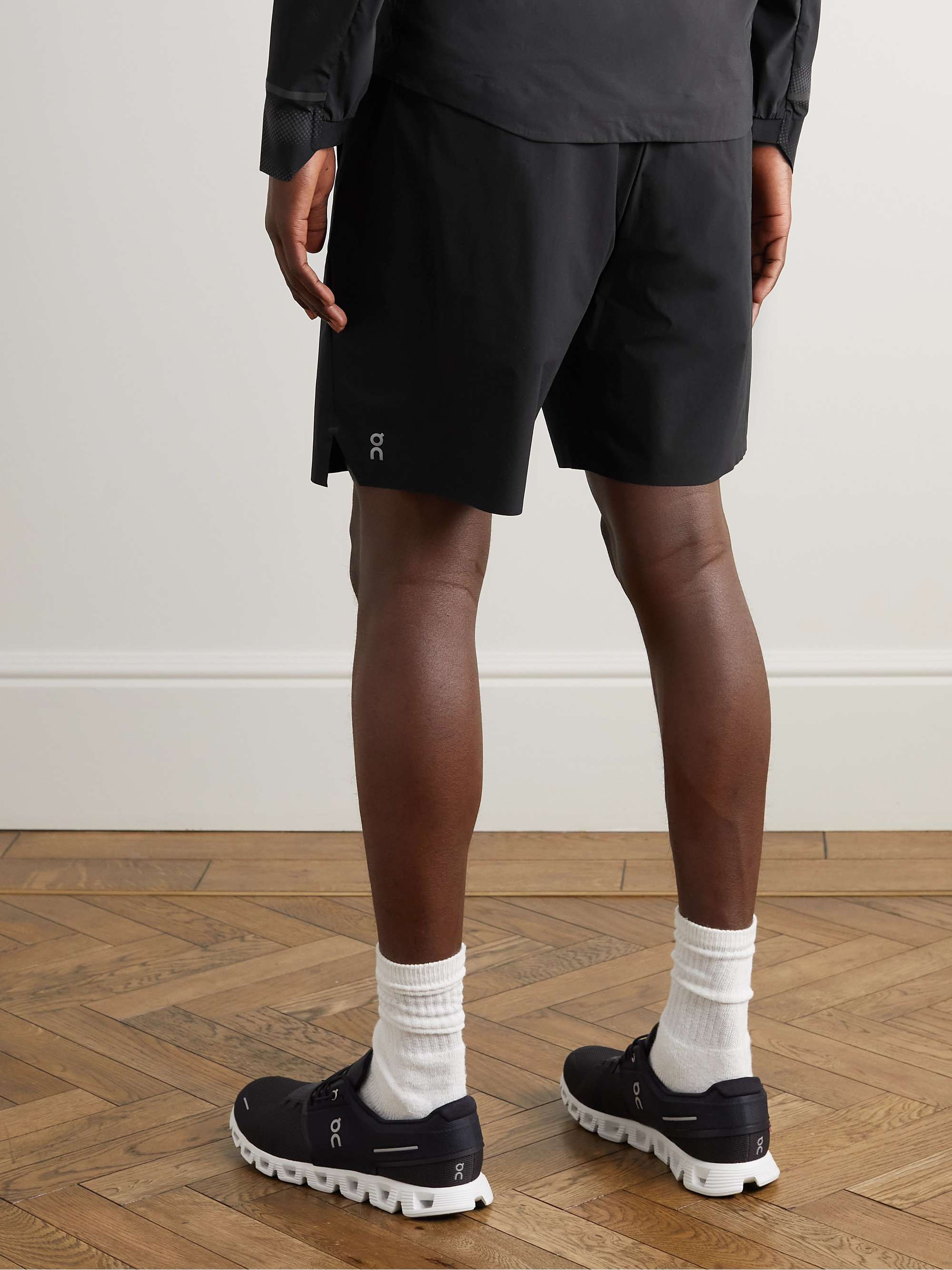 ON Hybrid Straight-Leg Shell Drawstring Shorts