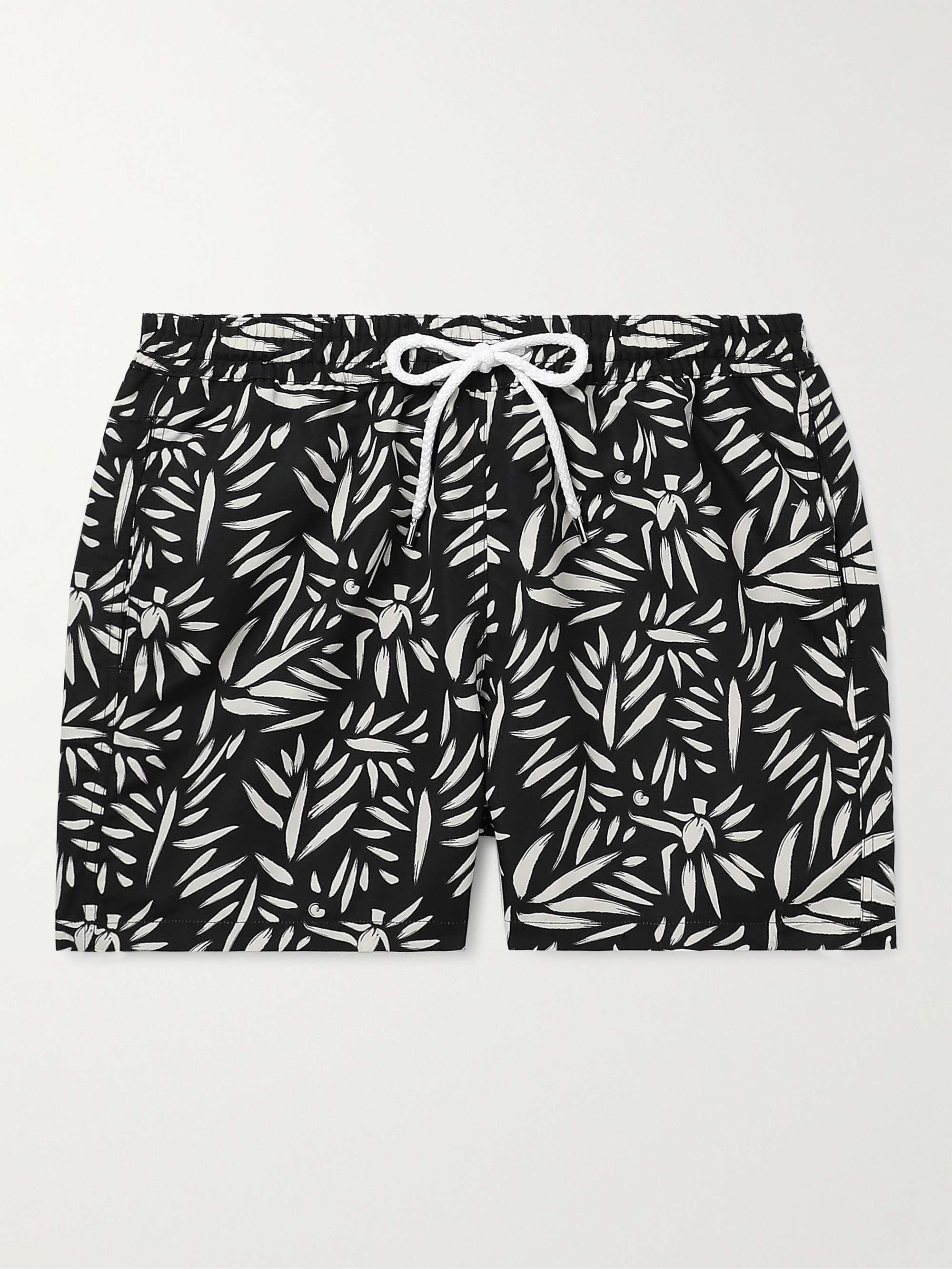 FRESCOBOL CARIOCA Straight-Leg Short-Length Printed Swim Shorts