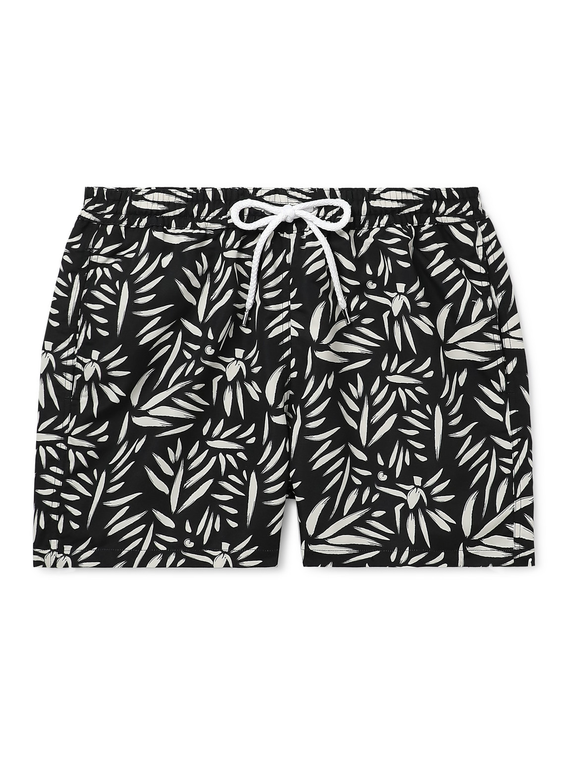 Frescobol Carioca Abstract Sport Swim Shorts In Black