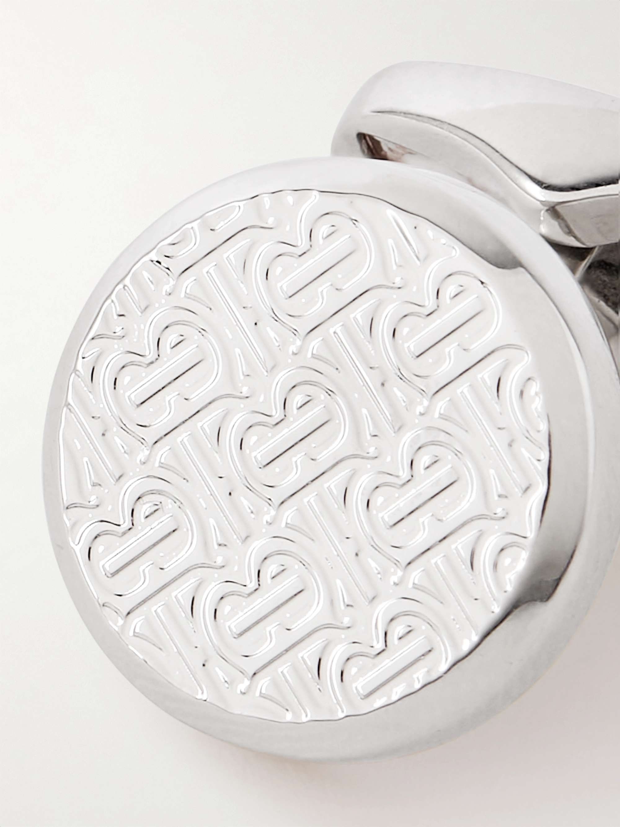 BURBERRY Palladium-Plated Cufflinks