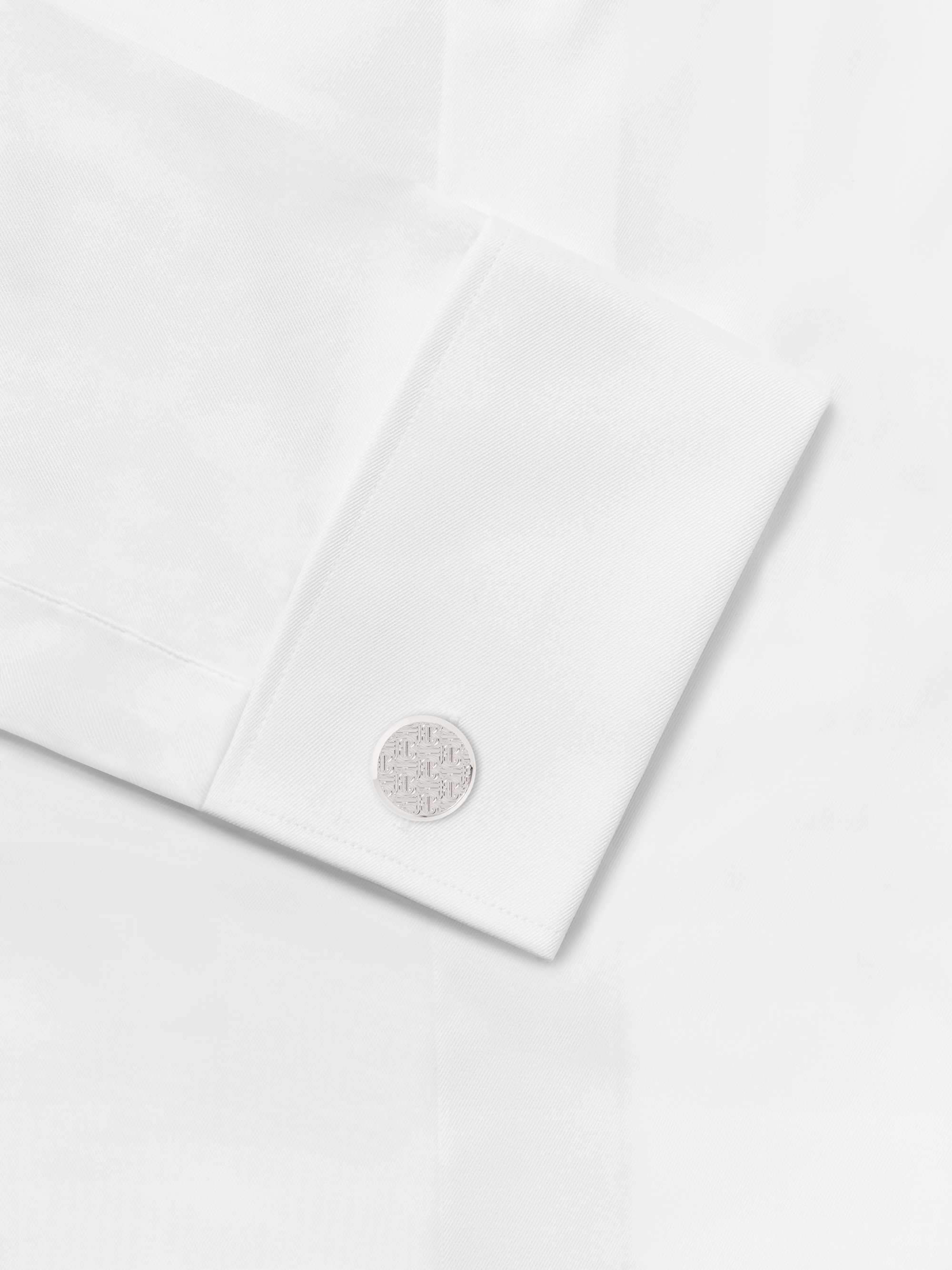 BURBERRY Palladium-Plated Cufflinks