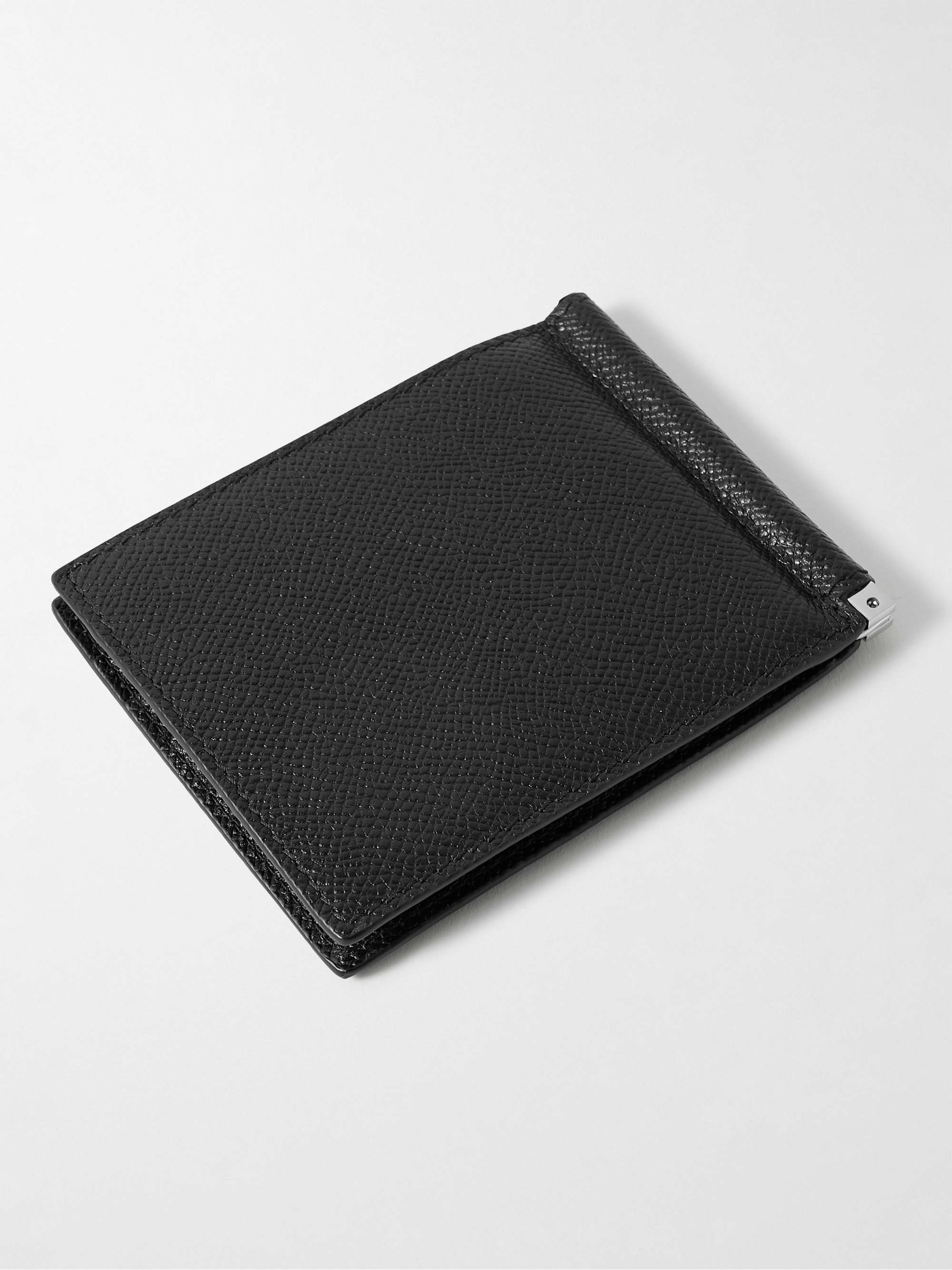 BURBERRY Logo-Embellished Full-Grain Leather Wallet