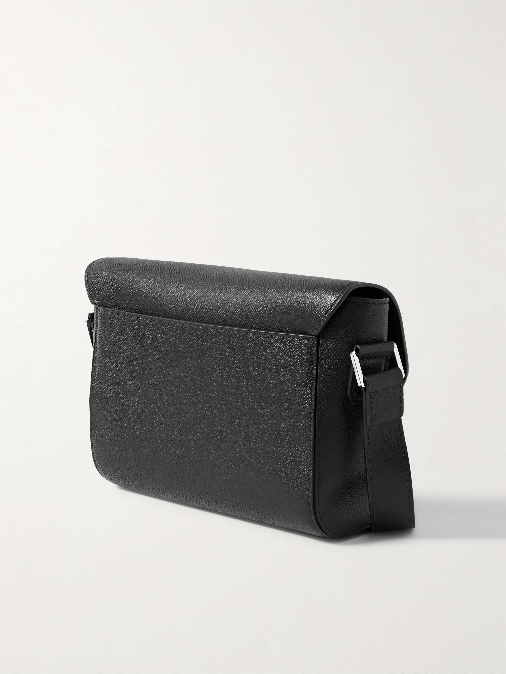 BURBERRY FullGrain Leather Messenger Bag for Men MR PORTER