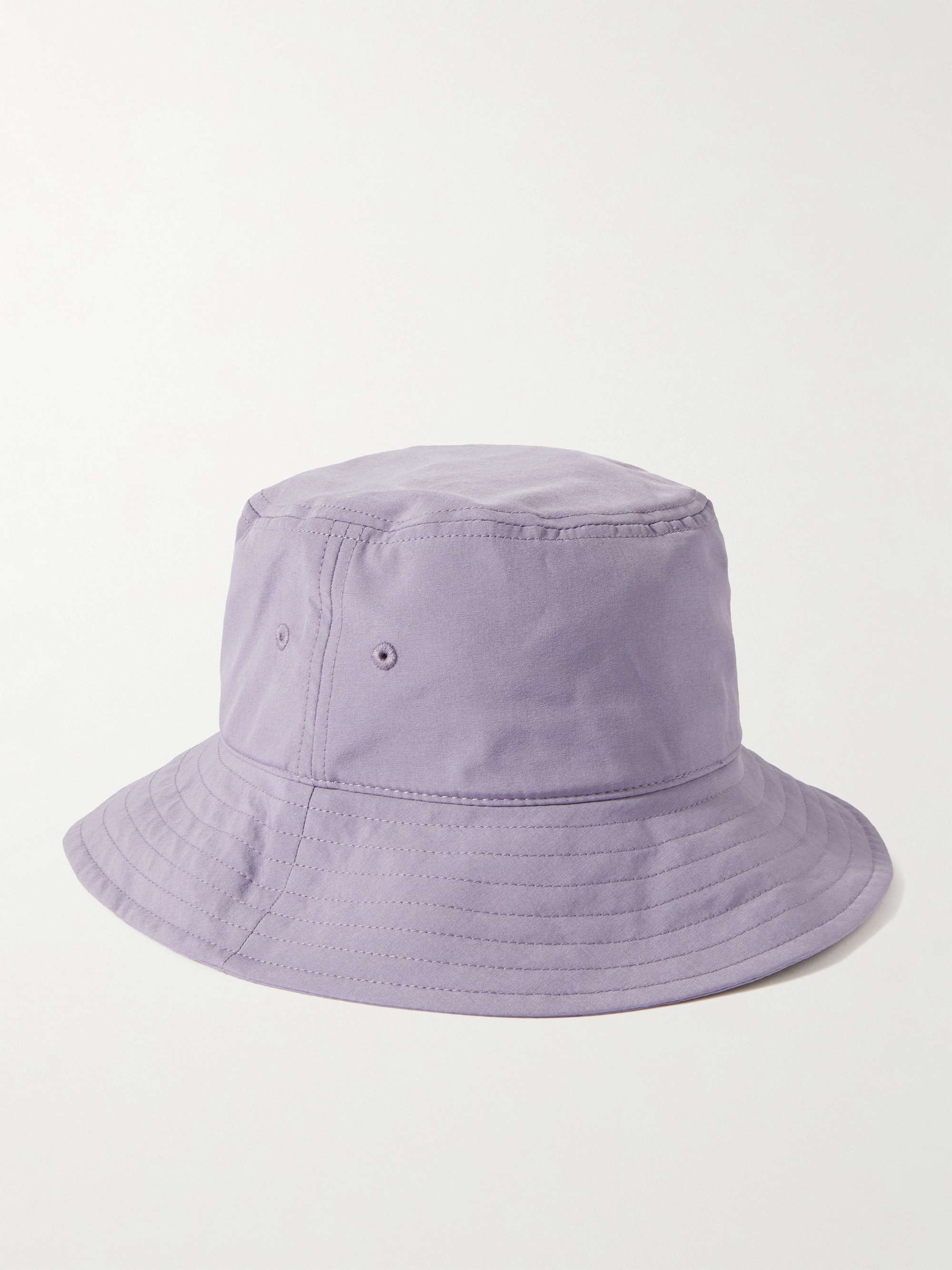 ACNE STUDIOS Logo-Appliquéd Shell Bucket Hat