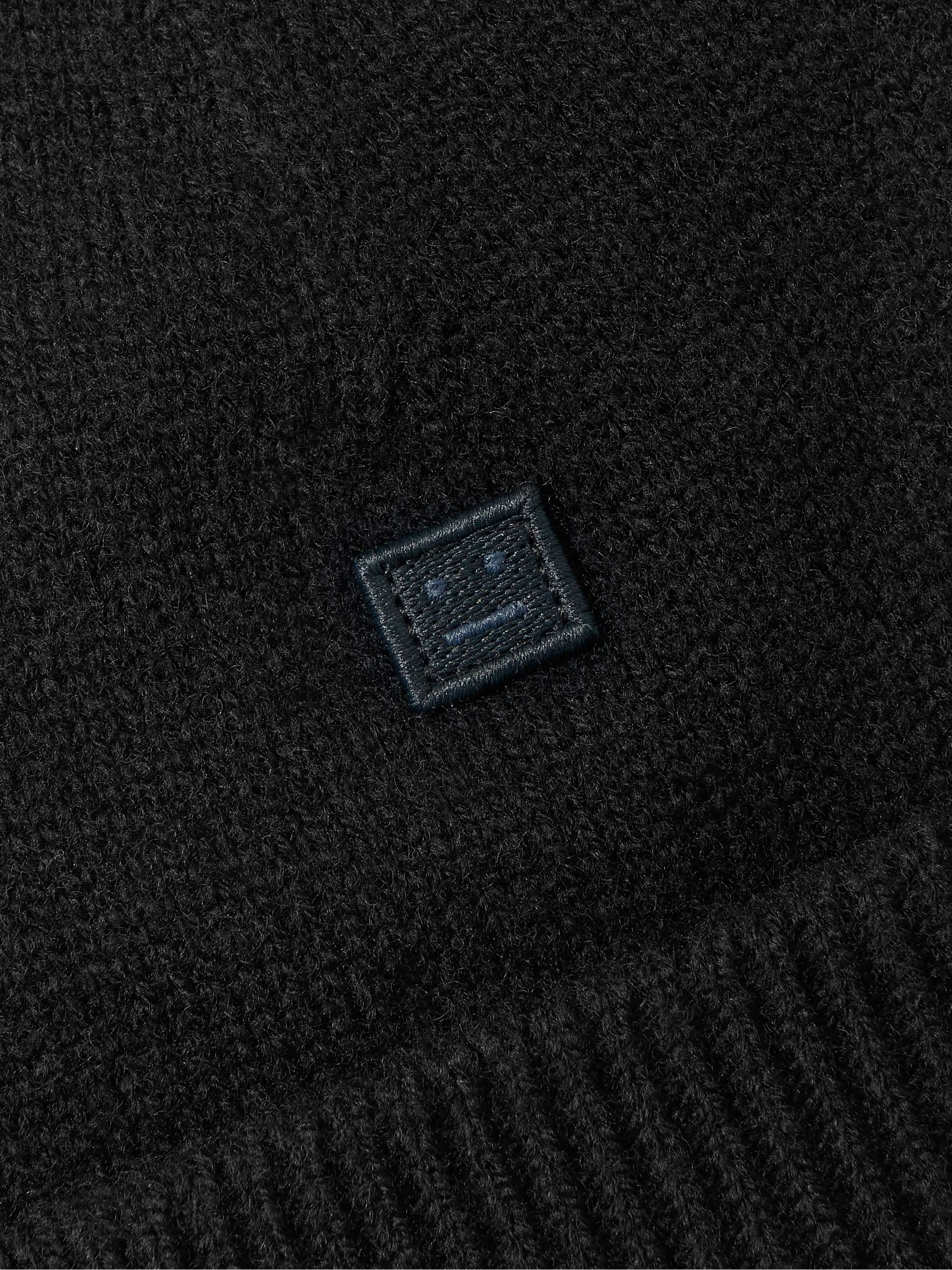 ACNE STUDIOS Logo-Appliquéd Wool Beanie