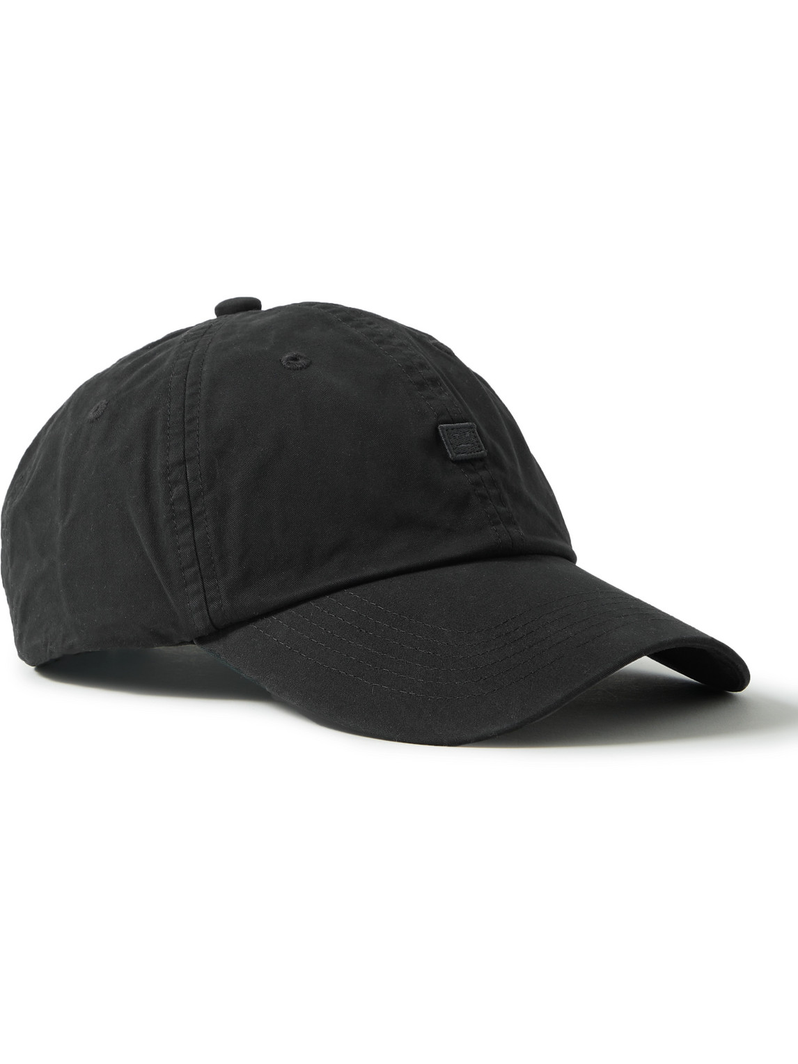 ACNE STUDIOS LOGO-APPLIQUÉD COTTON-TWILL BASEBALL CAP