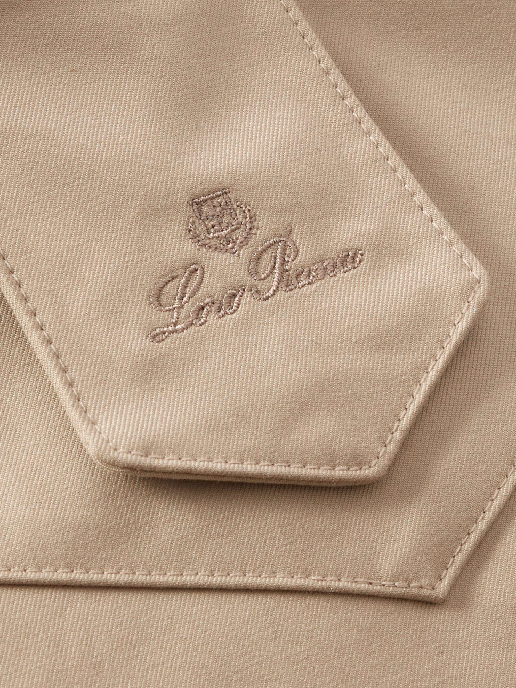 LORO PIANA My Doggie Walt Cotton-Twill Coat