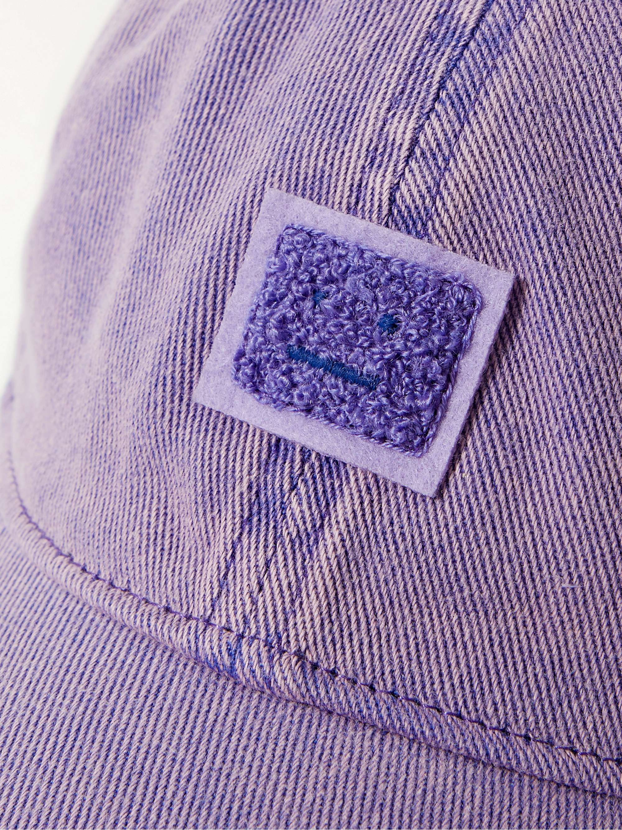 ACNE STUDIOS Logo-Appliquéd Cotton-Blend Twill Baseball Cap