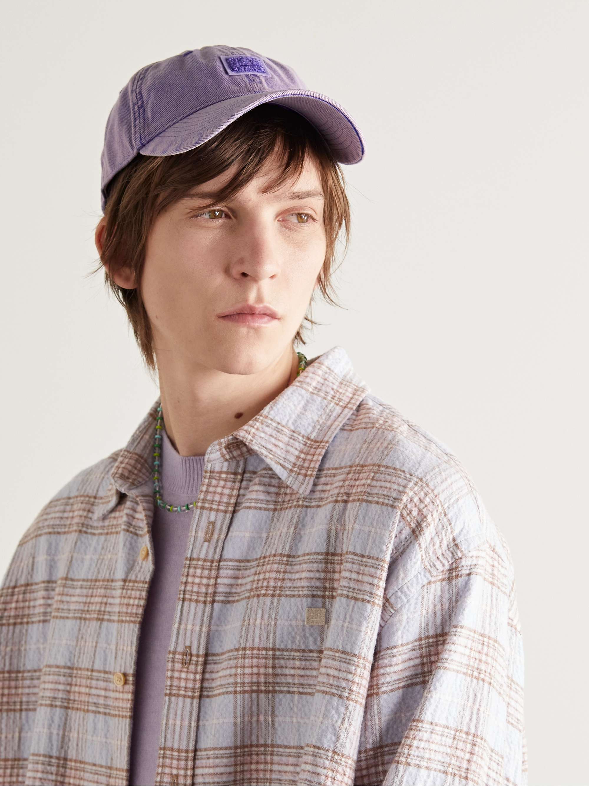 ACNE STUDIOS Logo-Appliquéd Cotton-Blend Twill Baseball Cap