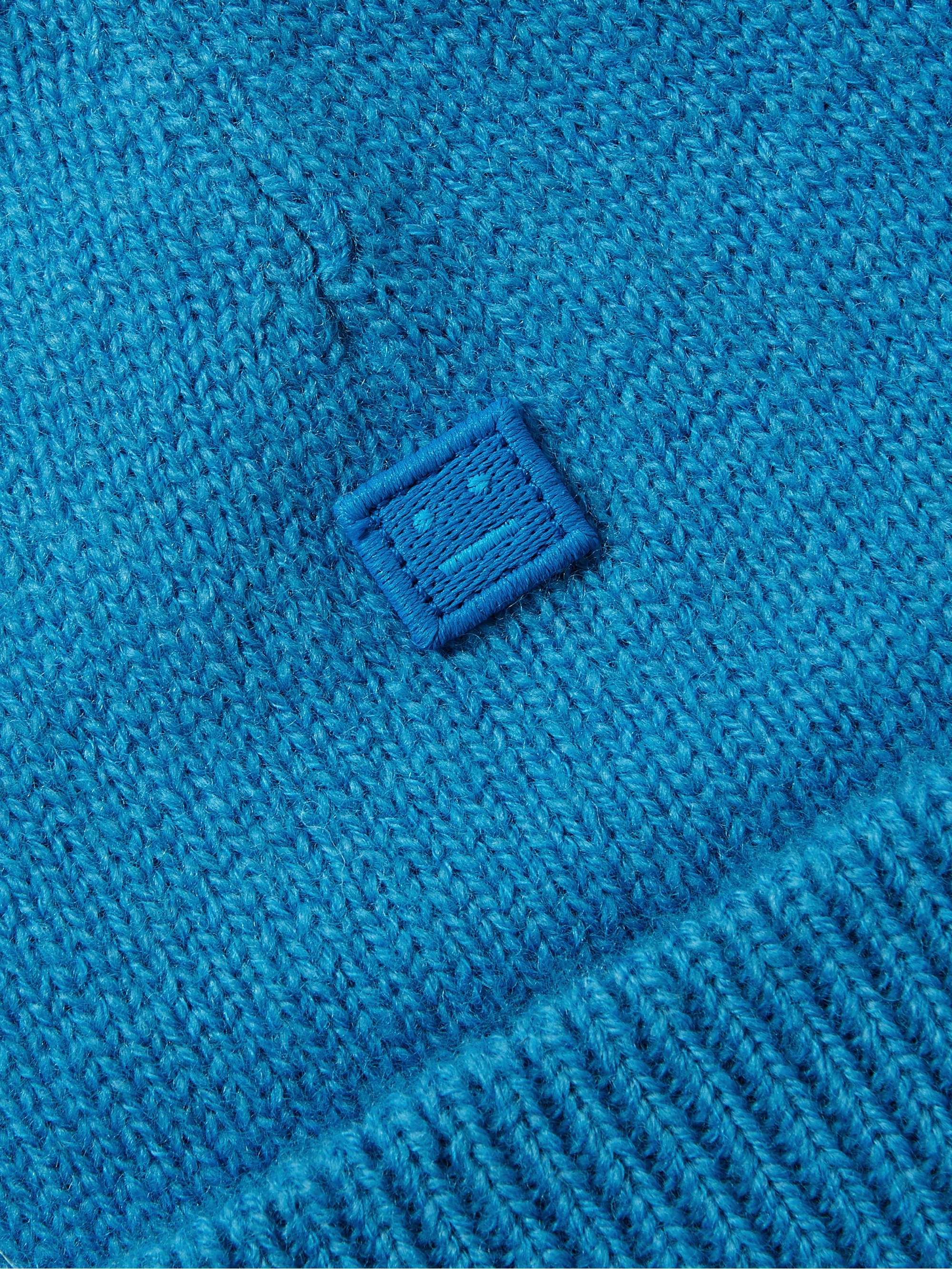 ACNE STUDIOS Logo-Appliquéd Wool Beanie