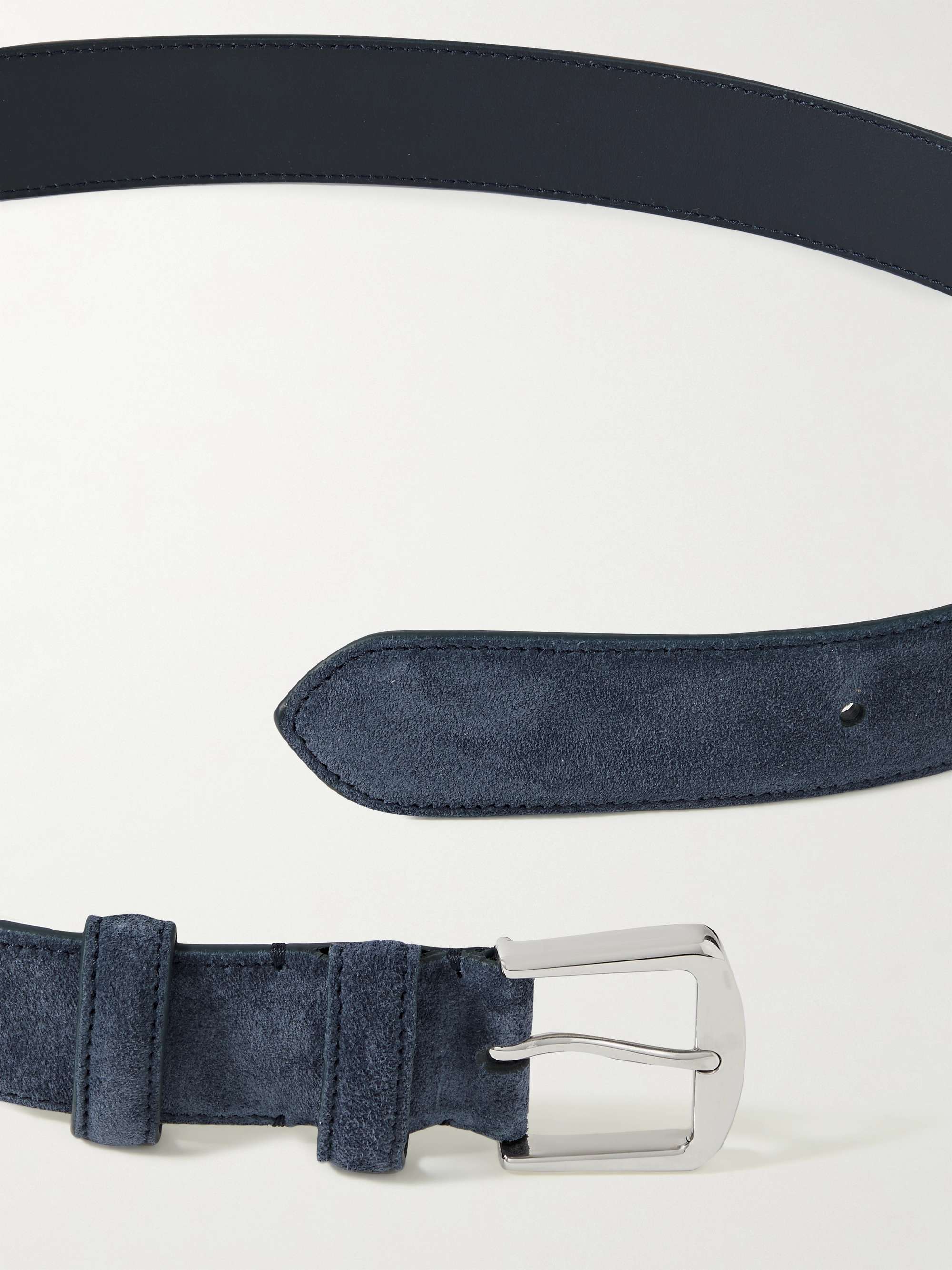 LORO PIANA 3.5cm Suede Belt