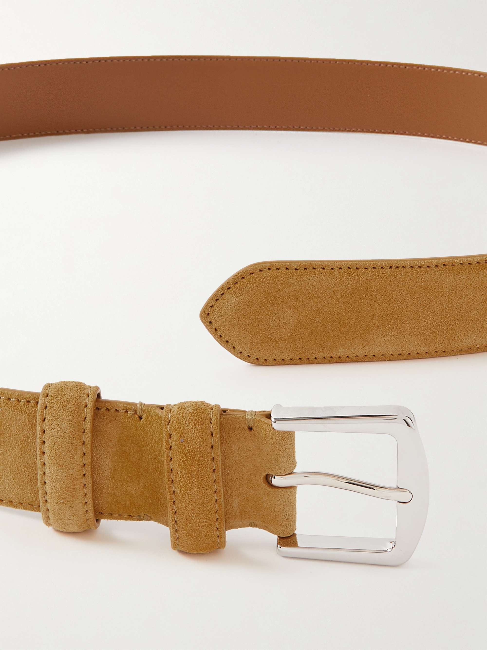 LORO PIANA 3.5cm Suede Belt