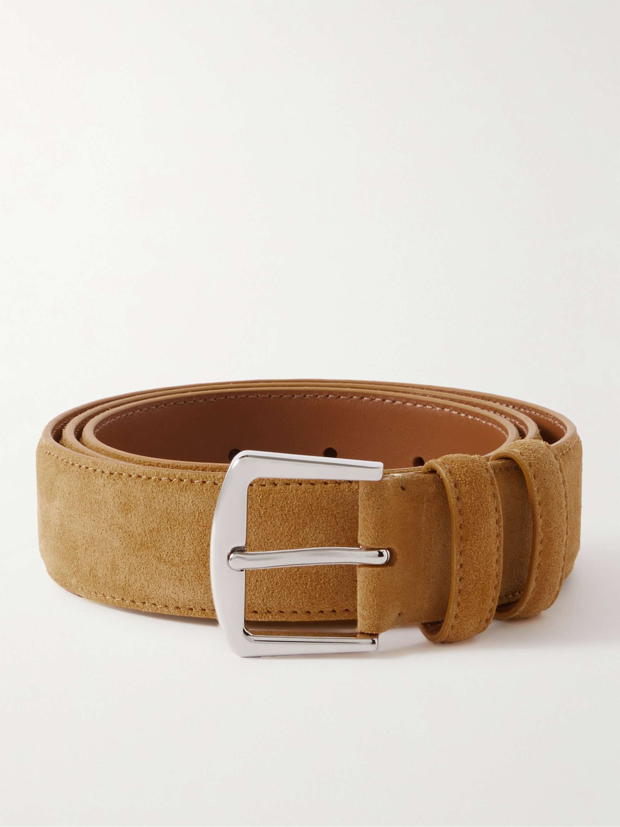 LORO PIANA 3.5cm Suede Belt for Men | MR PORTER