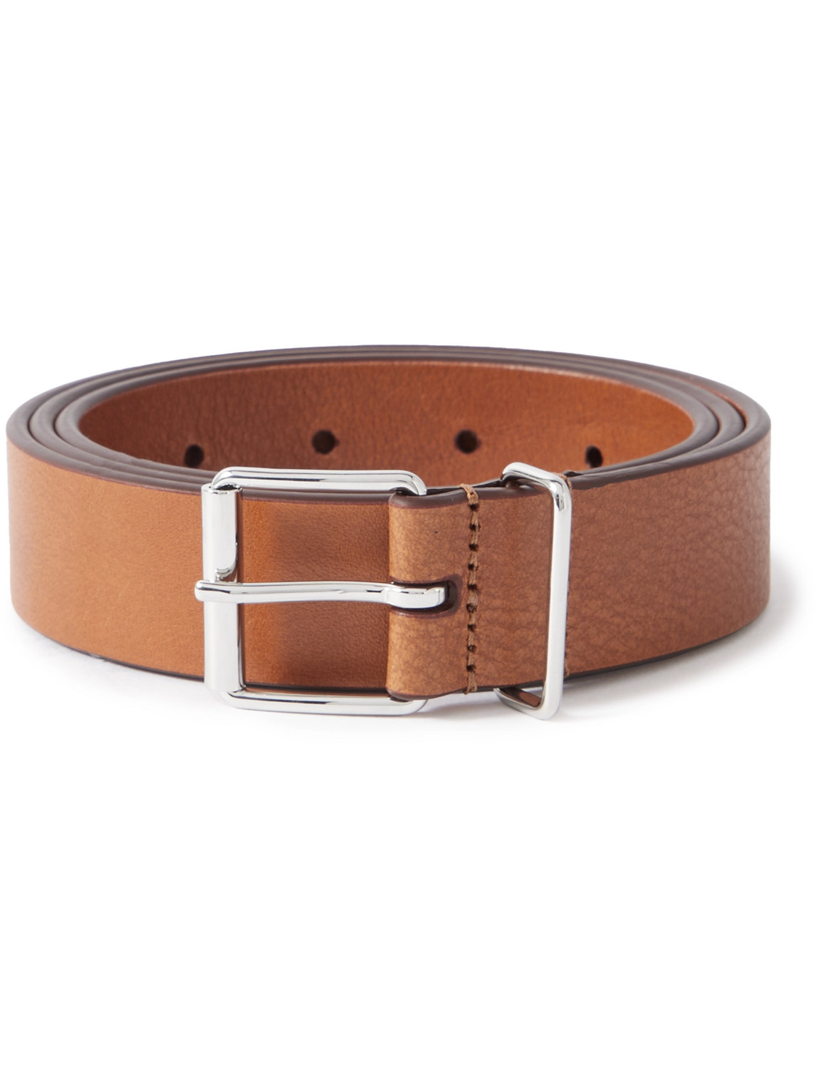 Anderson's Leather Belt In Brown