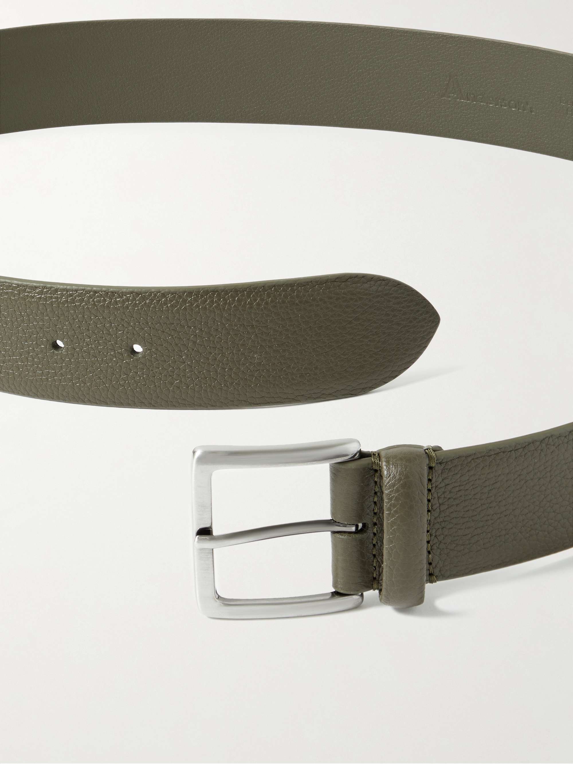 4cm Full-Grain Leather Belt