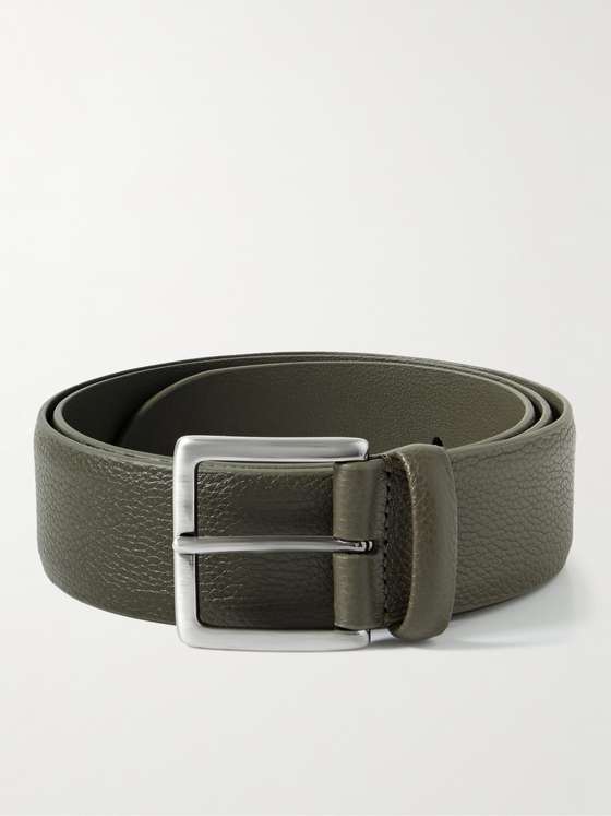 mrporter.com | 4cm Full-Grain Leather Belt