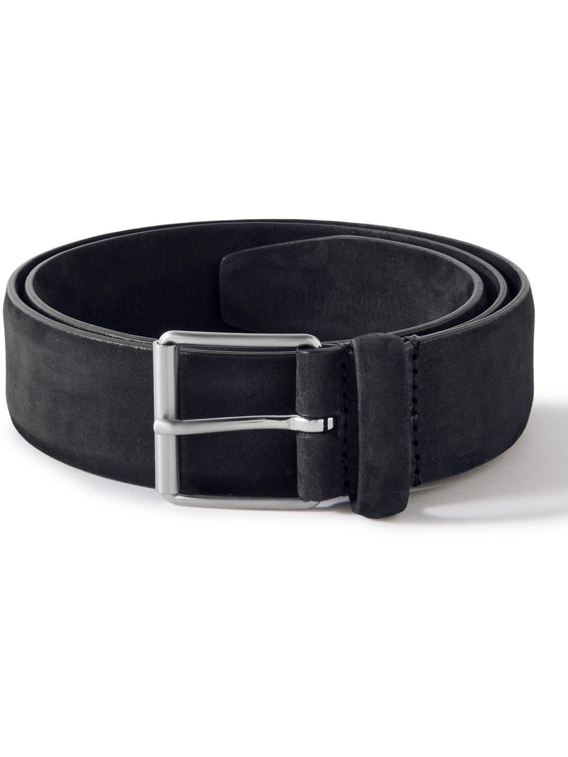 Anderson's 3.5cm Nubuck Belt In Black