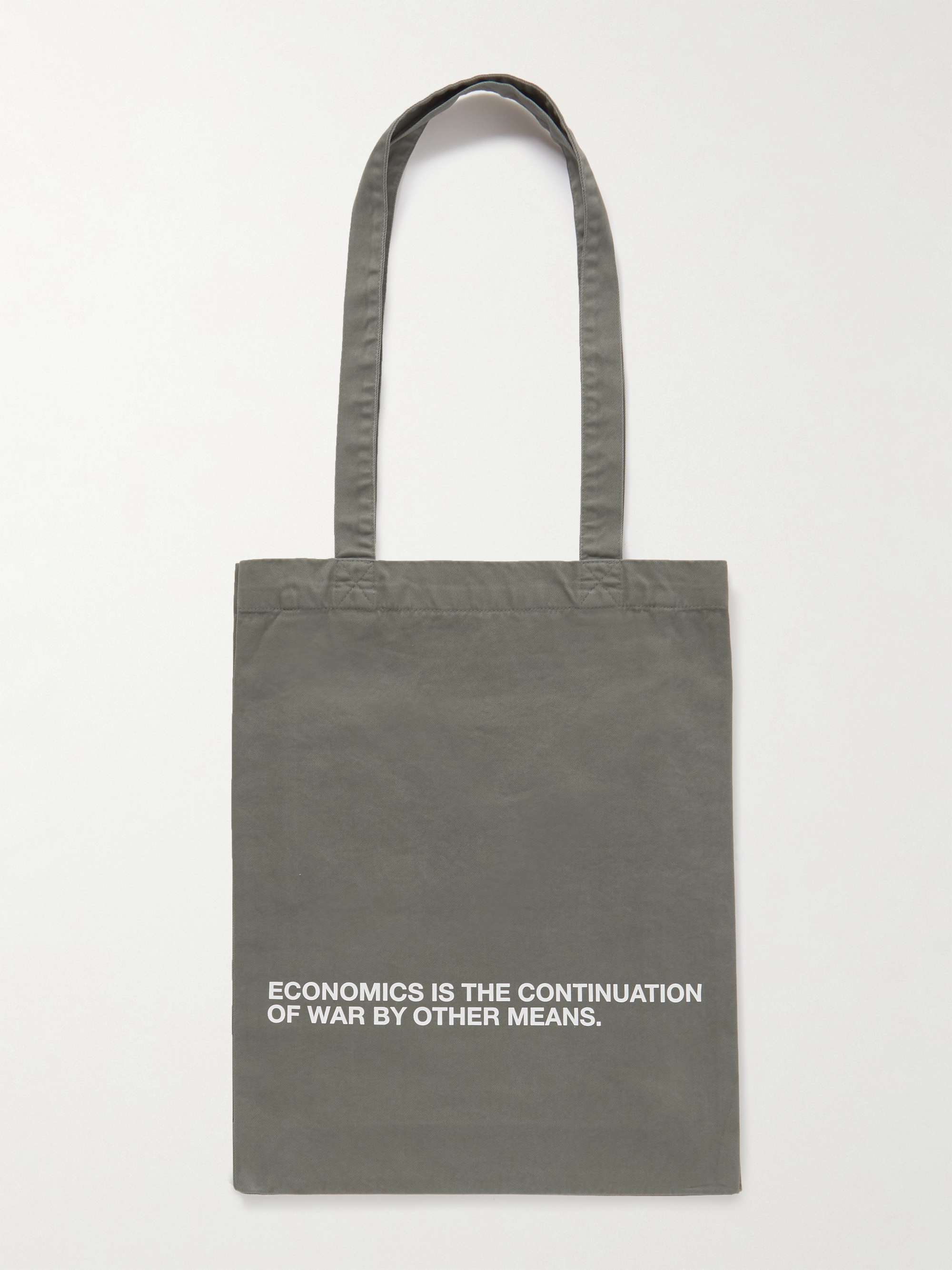 A.P.C. Respect Printed Cotton-Twill Tote Bag
