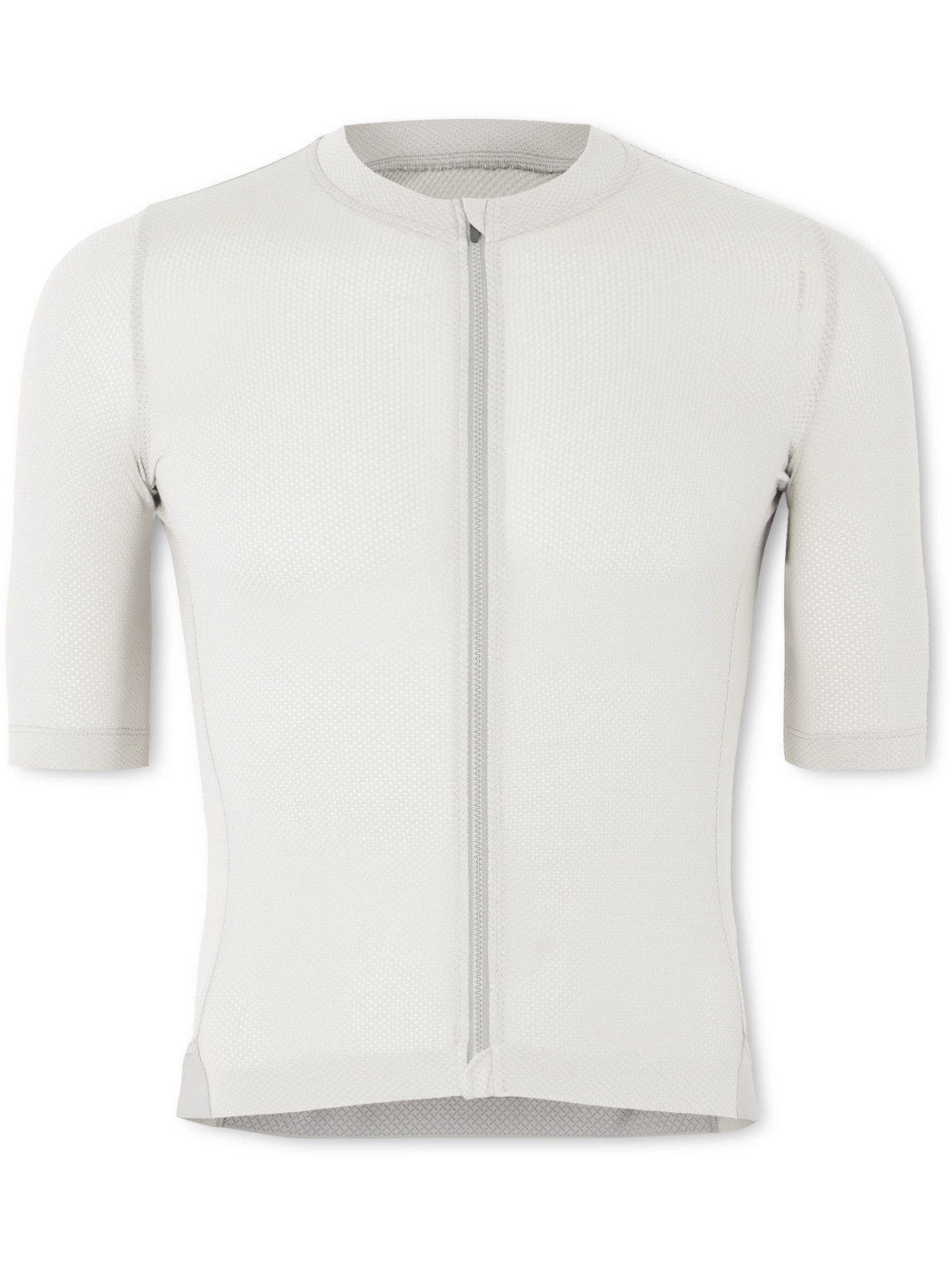 Pas Normal Studios Solitude Logo-print Polartec® Delta™ Mesh Cycling Jersey In Gray