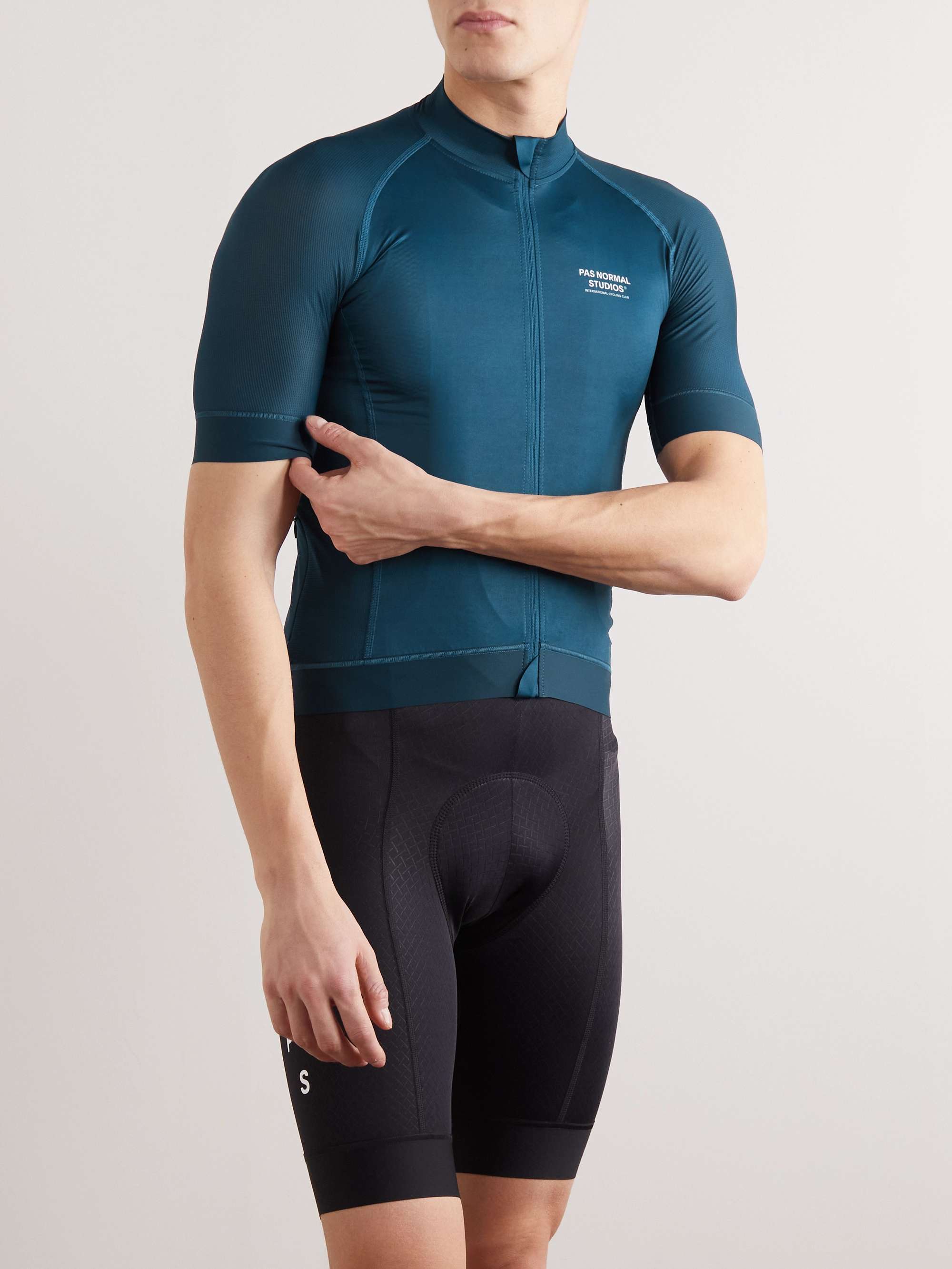 PAS NORMAL STUDIOS Mechanism Logo-Print Cycling Jersey